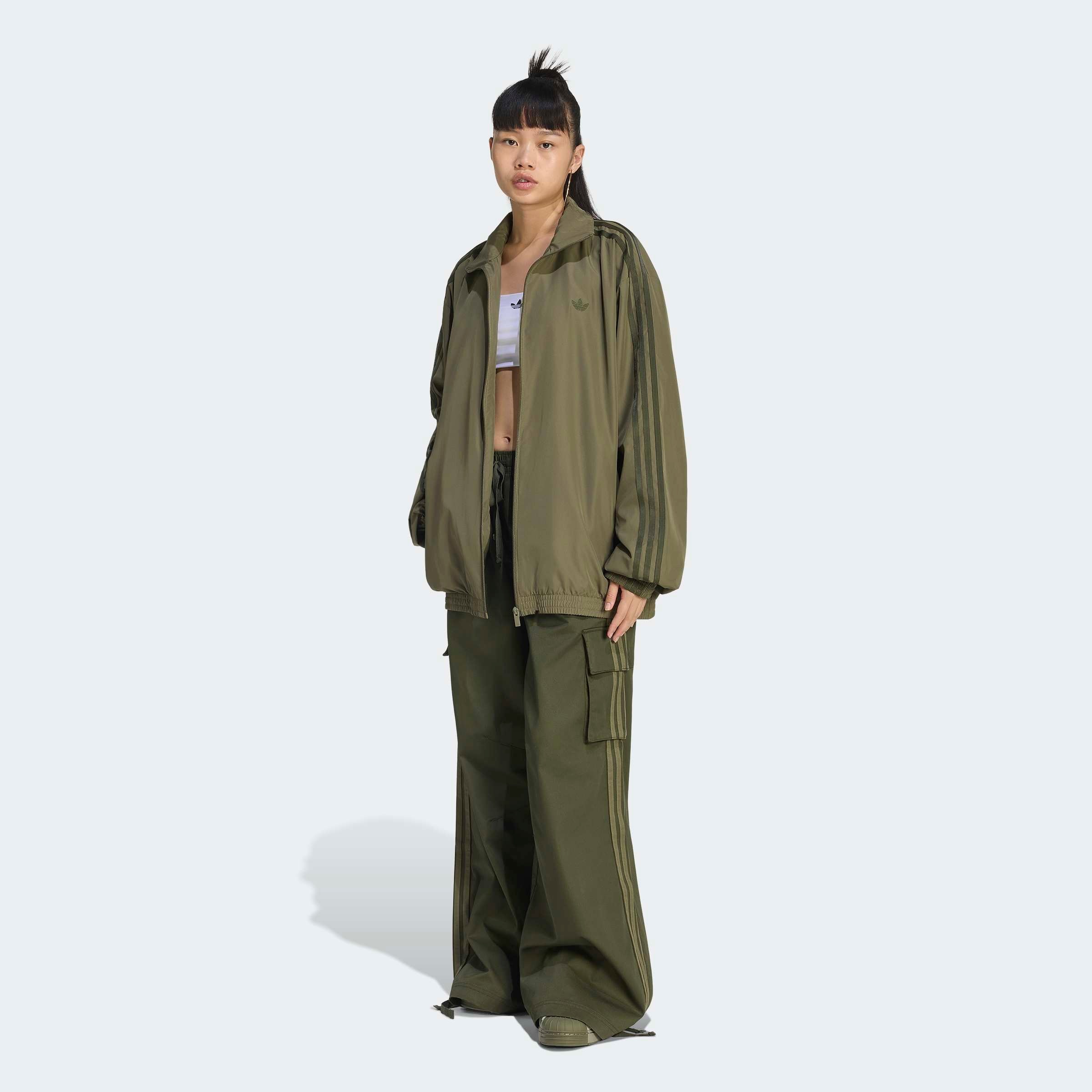 adidas Originals Outdoorjacke »FIREBIRD ADILENIUM« sportlicher Stil, aus Polyester, mit Reißverschluss, für Erwachsene