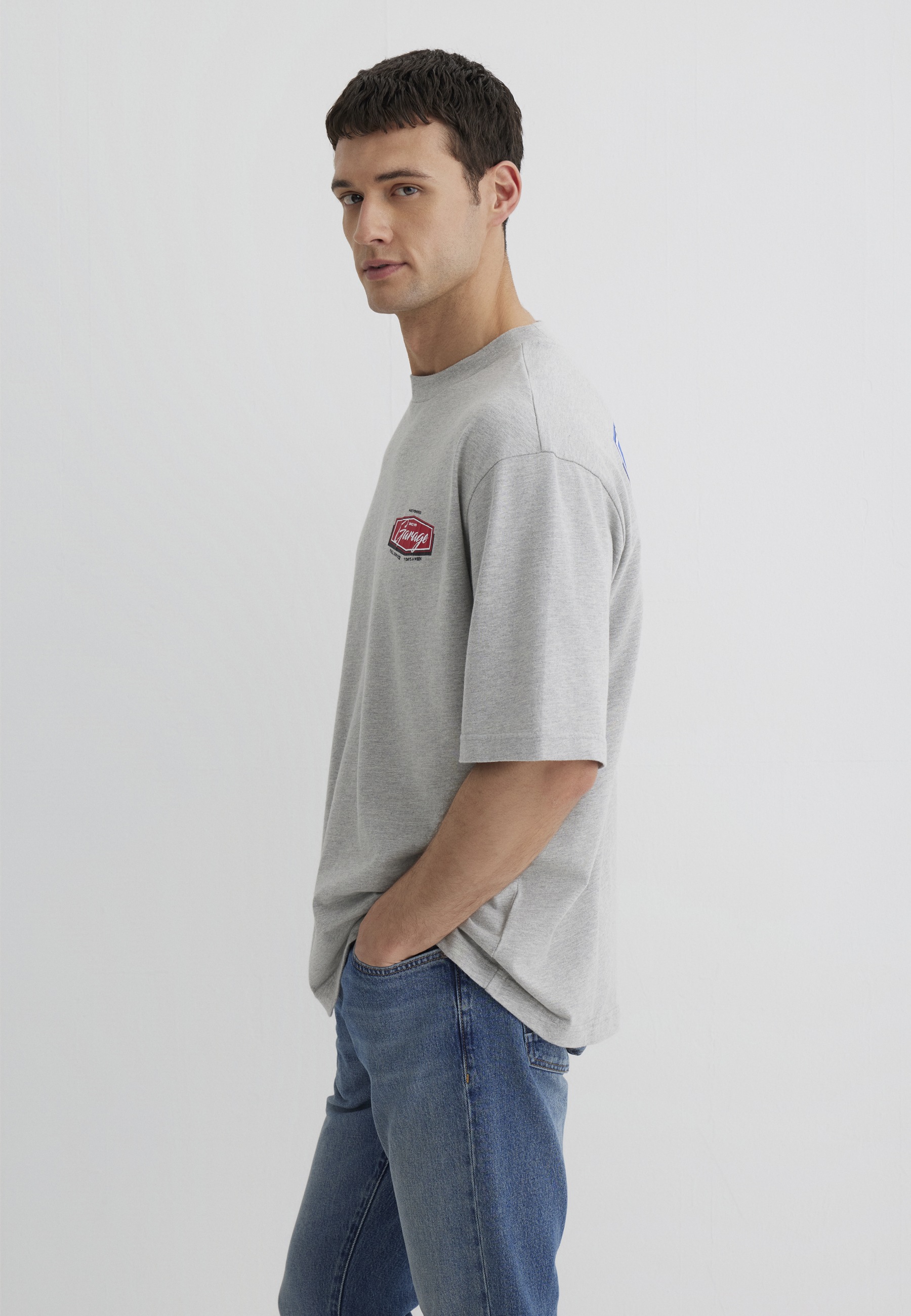 Mavi T-Shirt "GARAGE PRINTED TEE", Backprint Tee günstig online kaufen