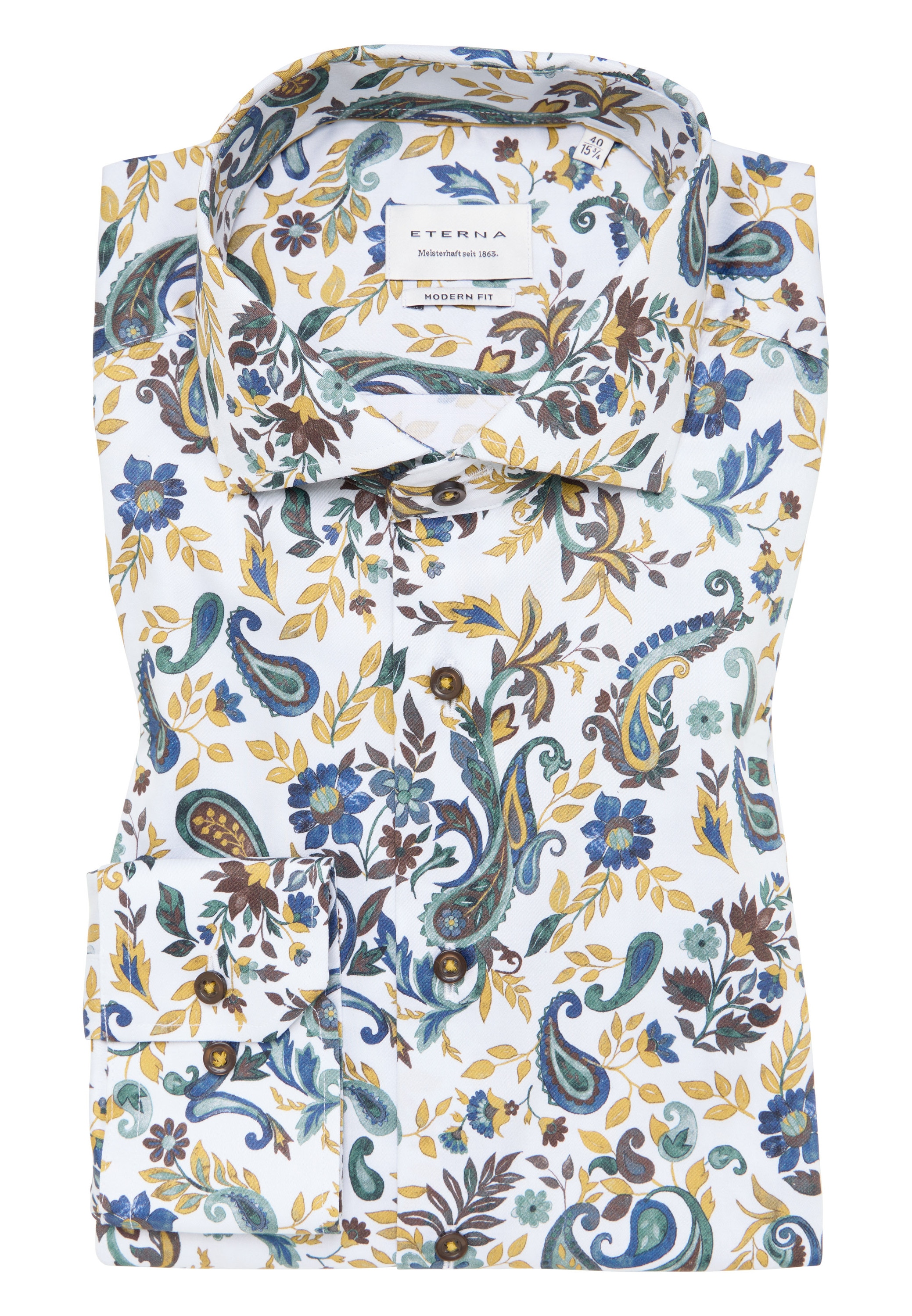 Eterna Langarmhemd »MODERN FIT«, NON IRON (bügelfrei)