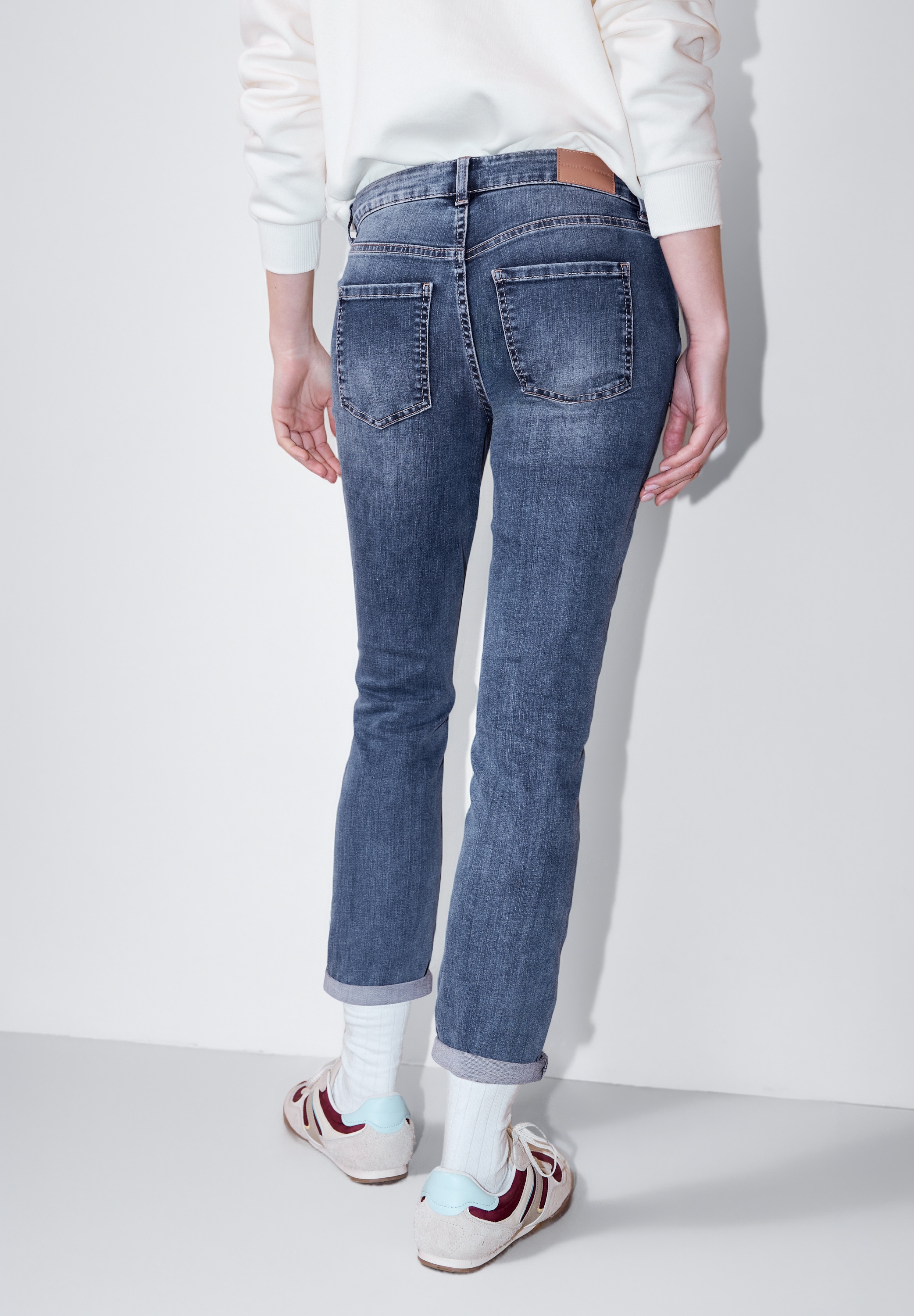 STREET ONE STUDIO Comfort-fit-Jeans Middle Waist