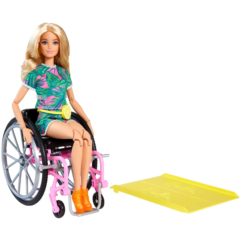 Barbie Anziehpuppe »blonde Fashionistas Puppe mit Rollstuhl«