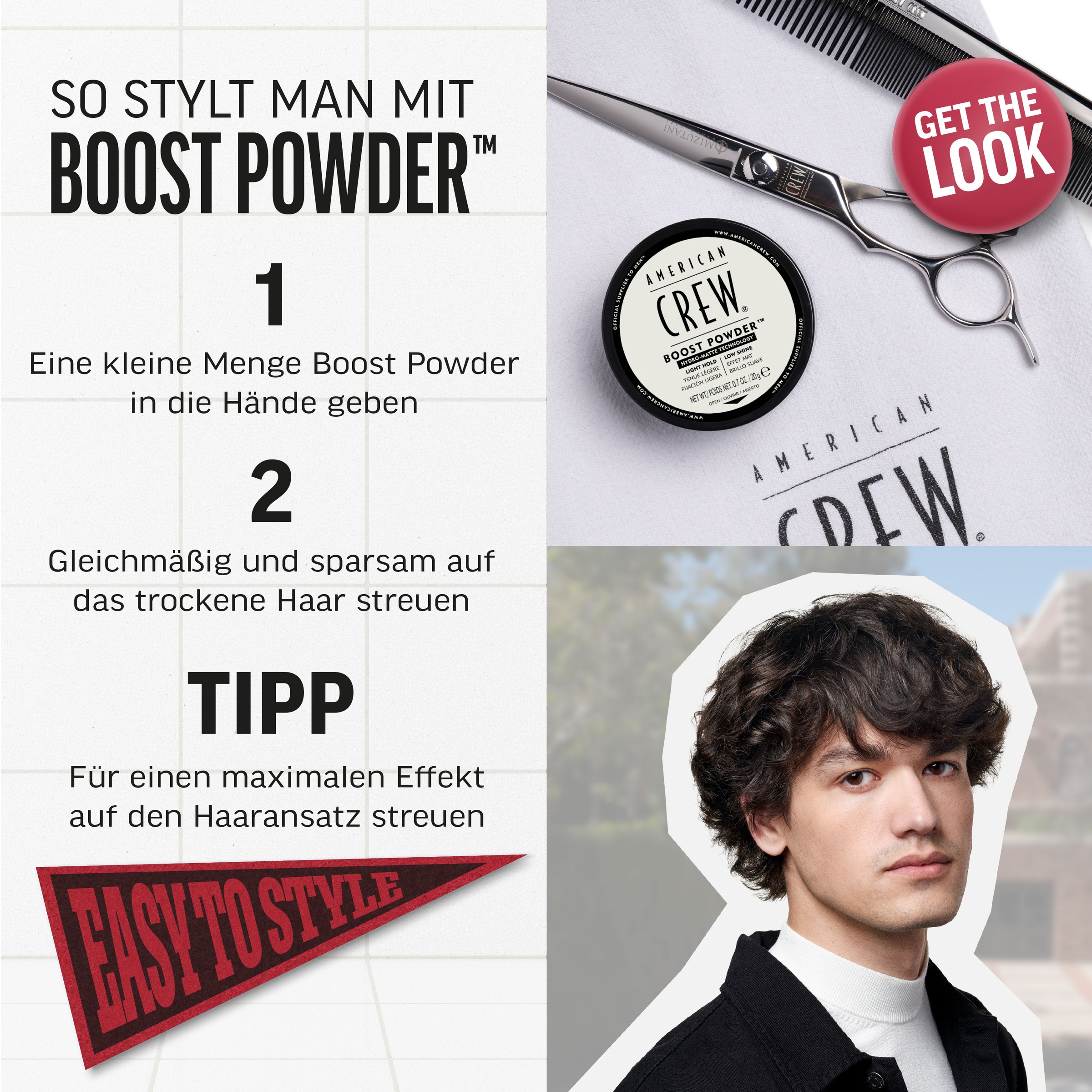 American Crew Haarpuder »Classic Boost Powder 20gr«