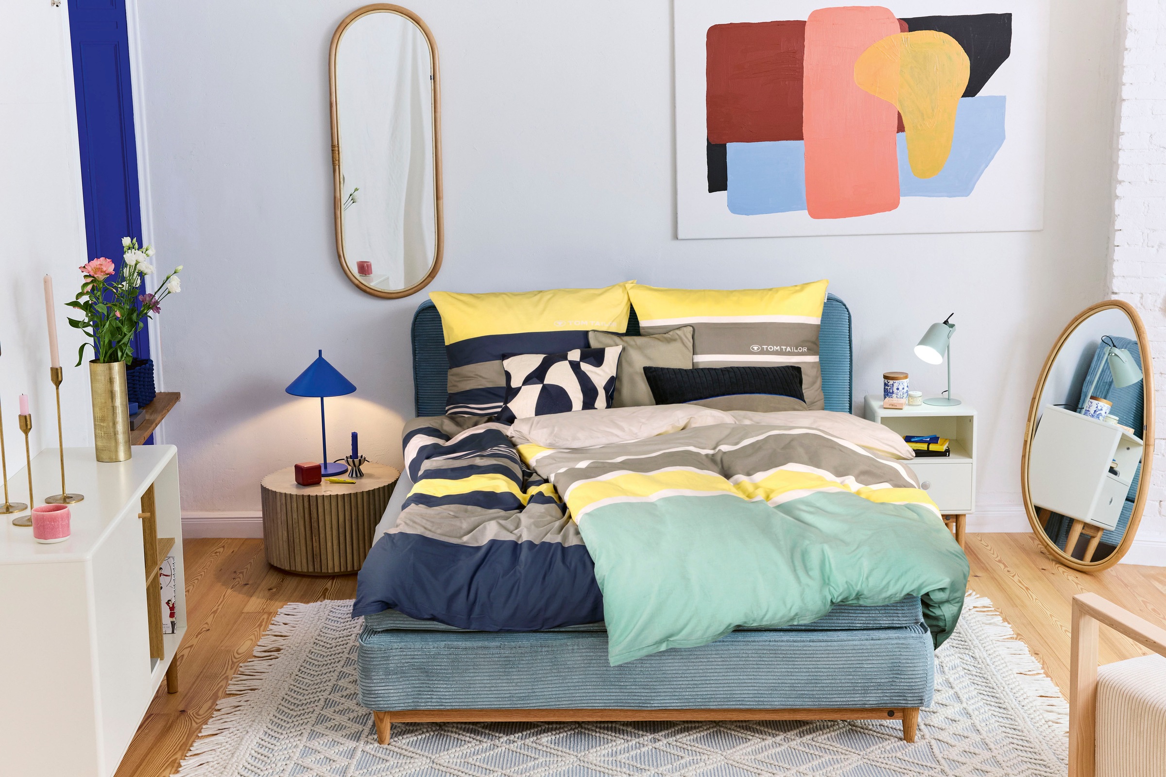 TOM TAILOR HOME Bettwäsche "Carl in Gr. 135x200 oder 155x220 cm" 3 mit GRAT günstig online kaufen