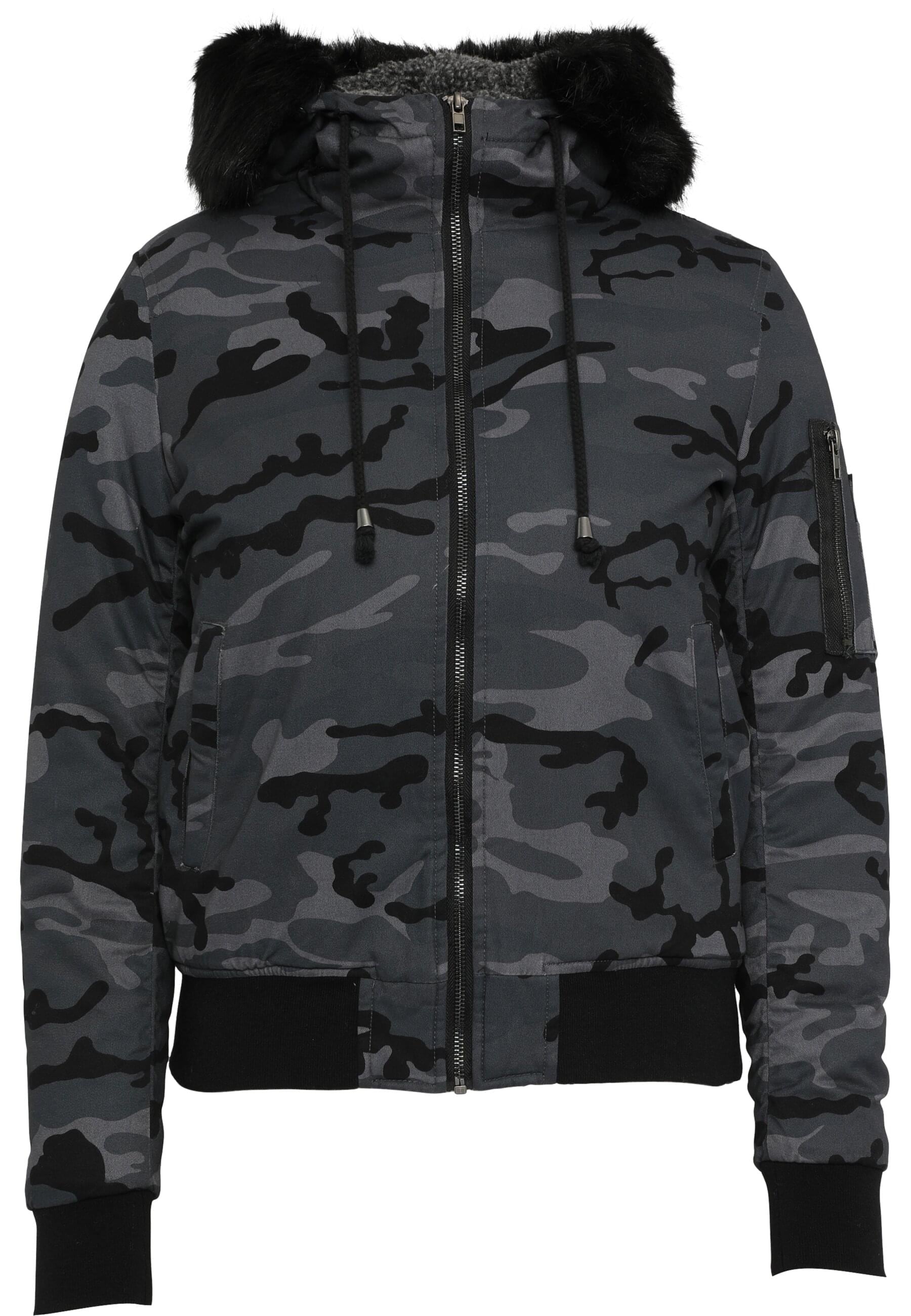 DEF Winterjacke "DEF Damen Bomber", (1 St.), mit Kapuze