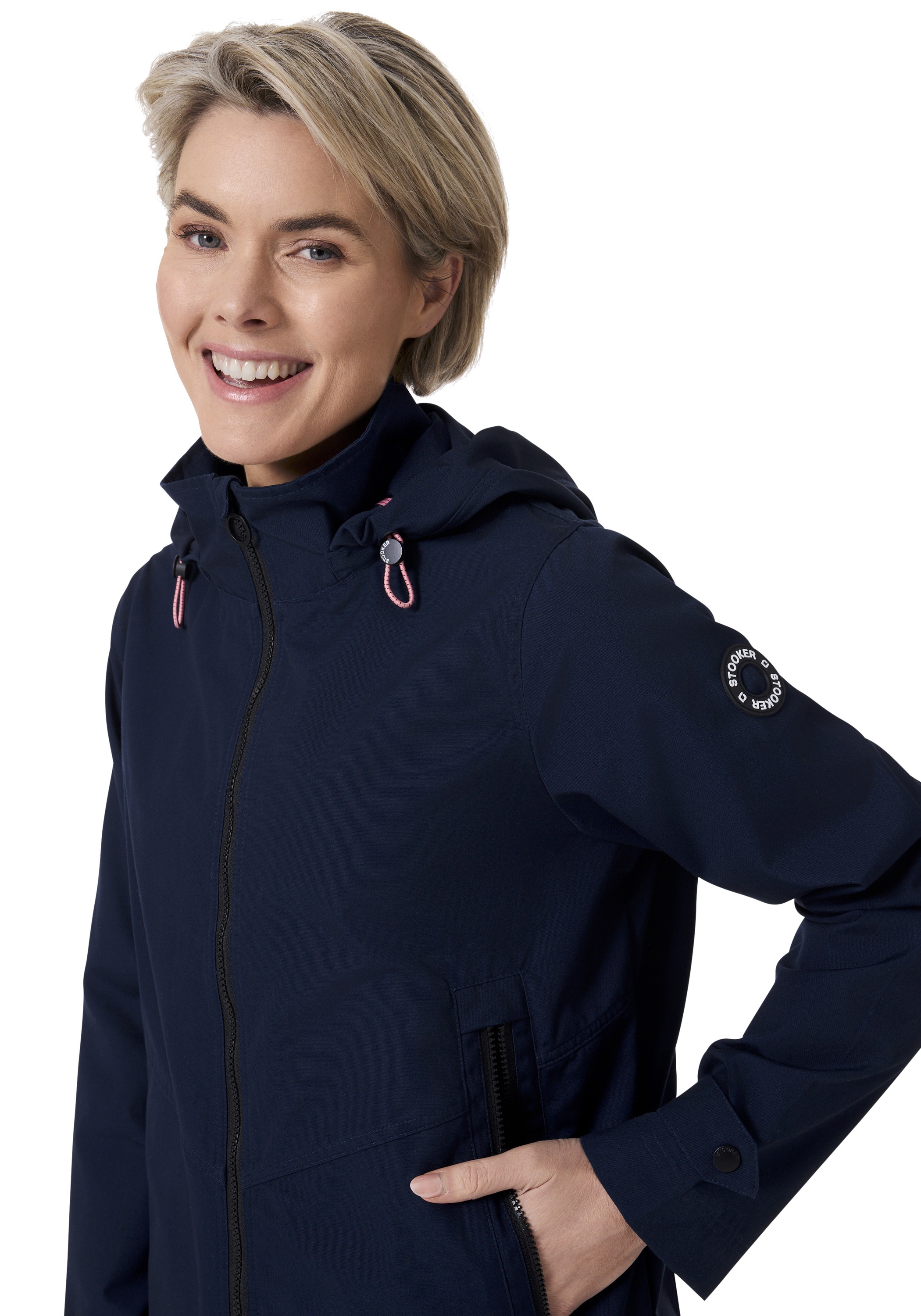 STOOKER WOMEN Softshelljacke »LIV Outdoor Jacke«, Outdoor Jacke LIV Mit Kapuze Mit Tunnelzug für Damen