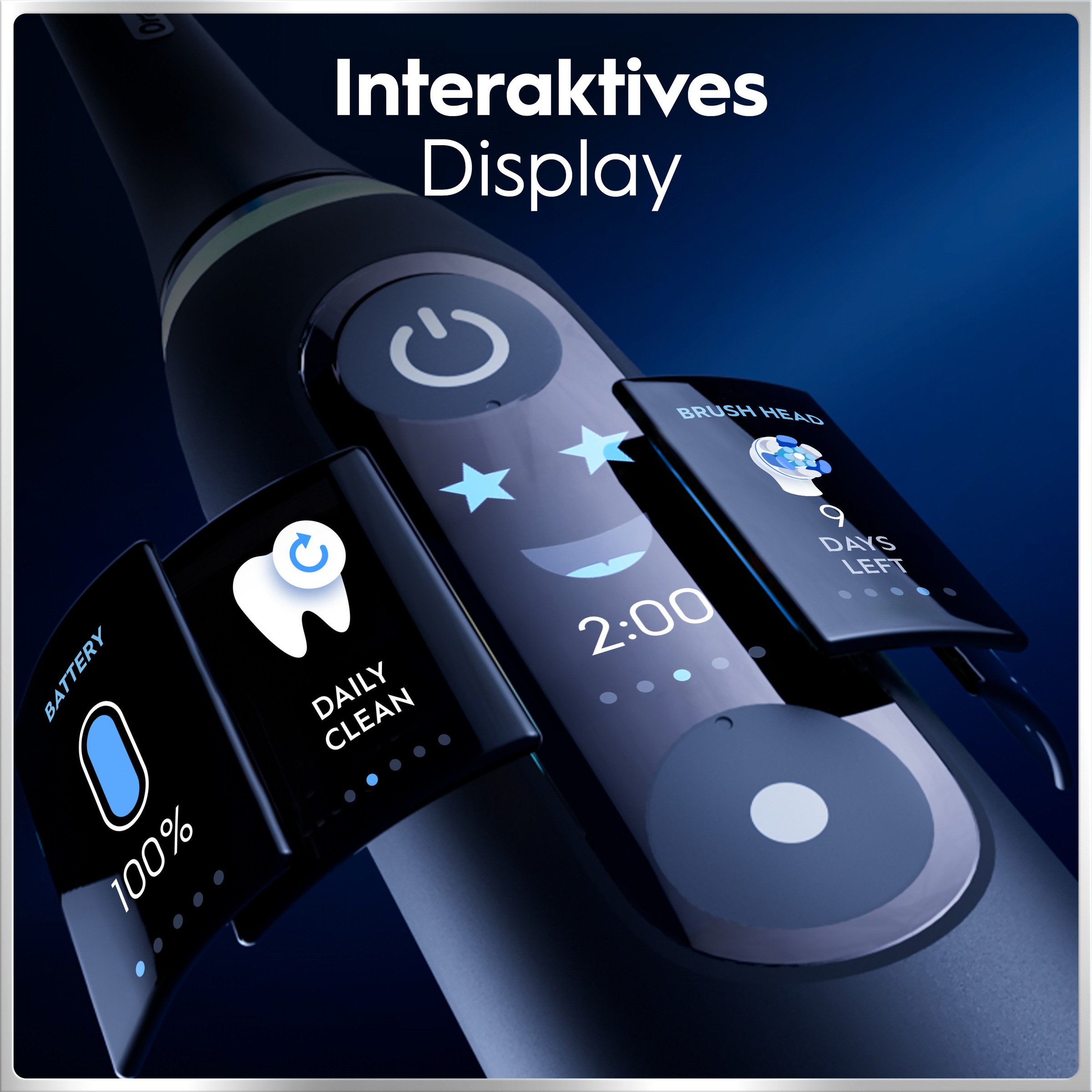 Oral-B Elektrische Zahnbürste »iO Series 6« 3 Stk. Aufsteckbürsten Doppelpack, 3 Aufsteckbürsten, Reise-Etui