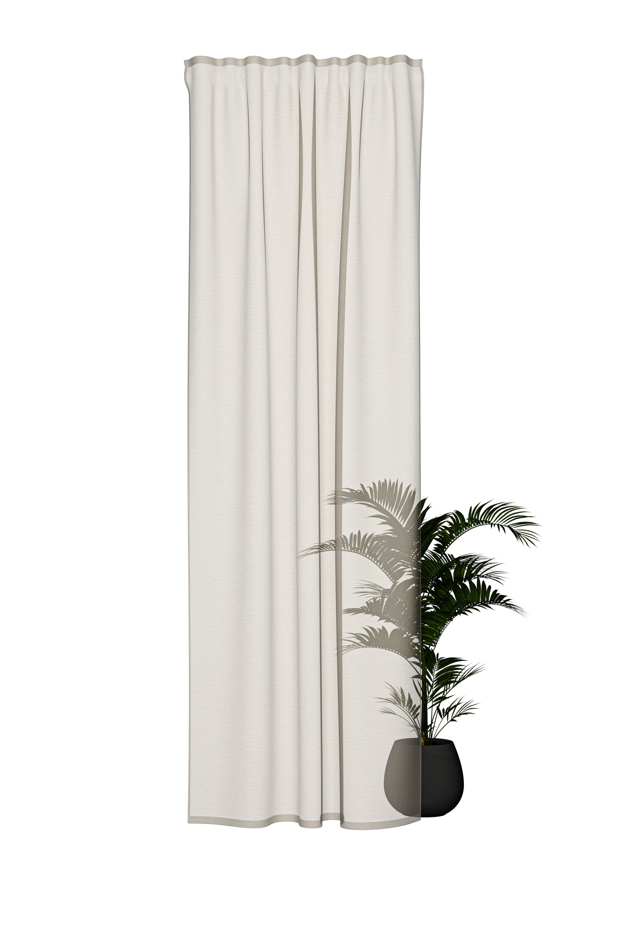 HOMING Gardine »Faria« verdeckte Schlaufen 1 Stk. tlg. Fertigschal