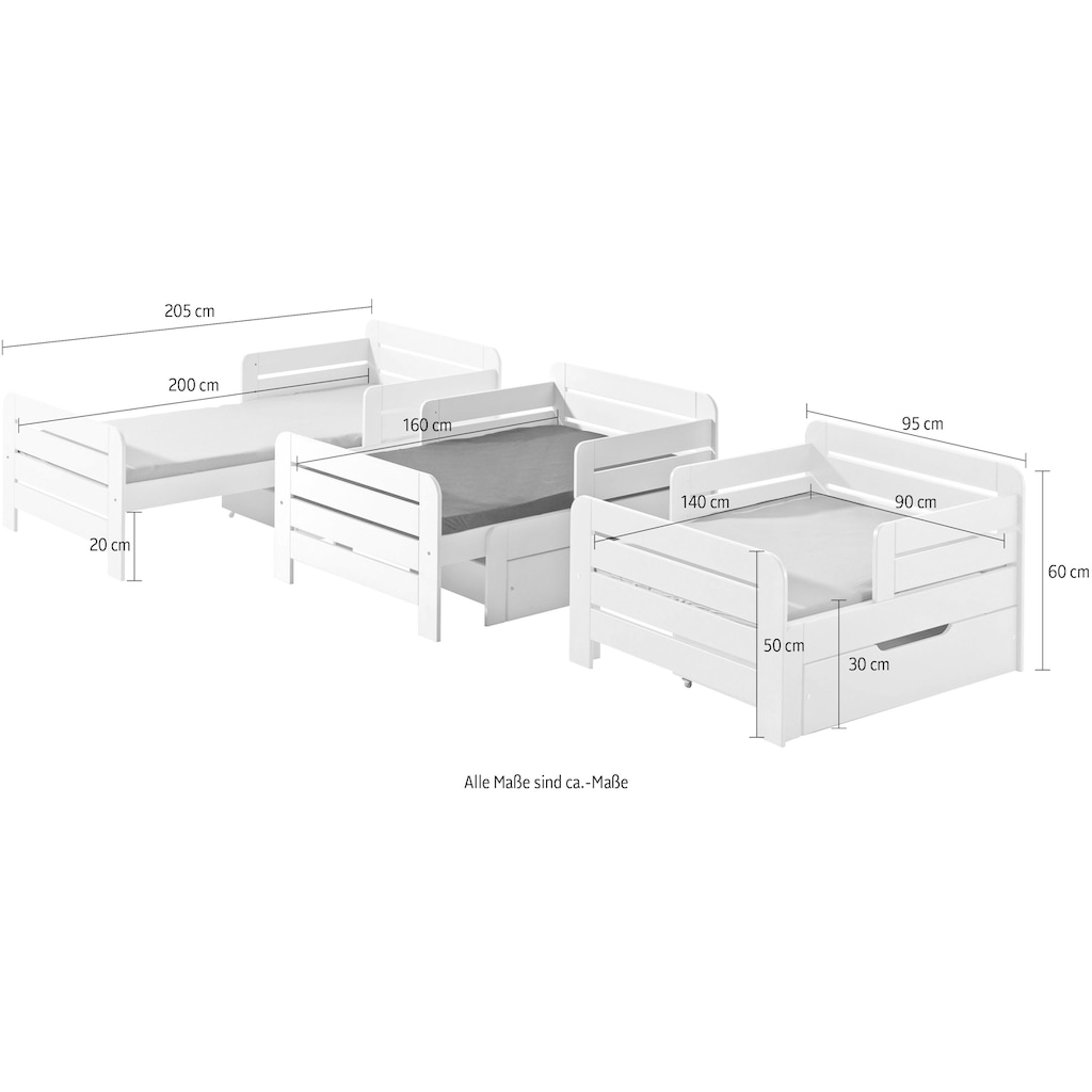 Vipack Einzelbett, (Packung)