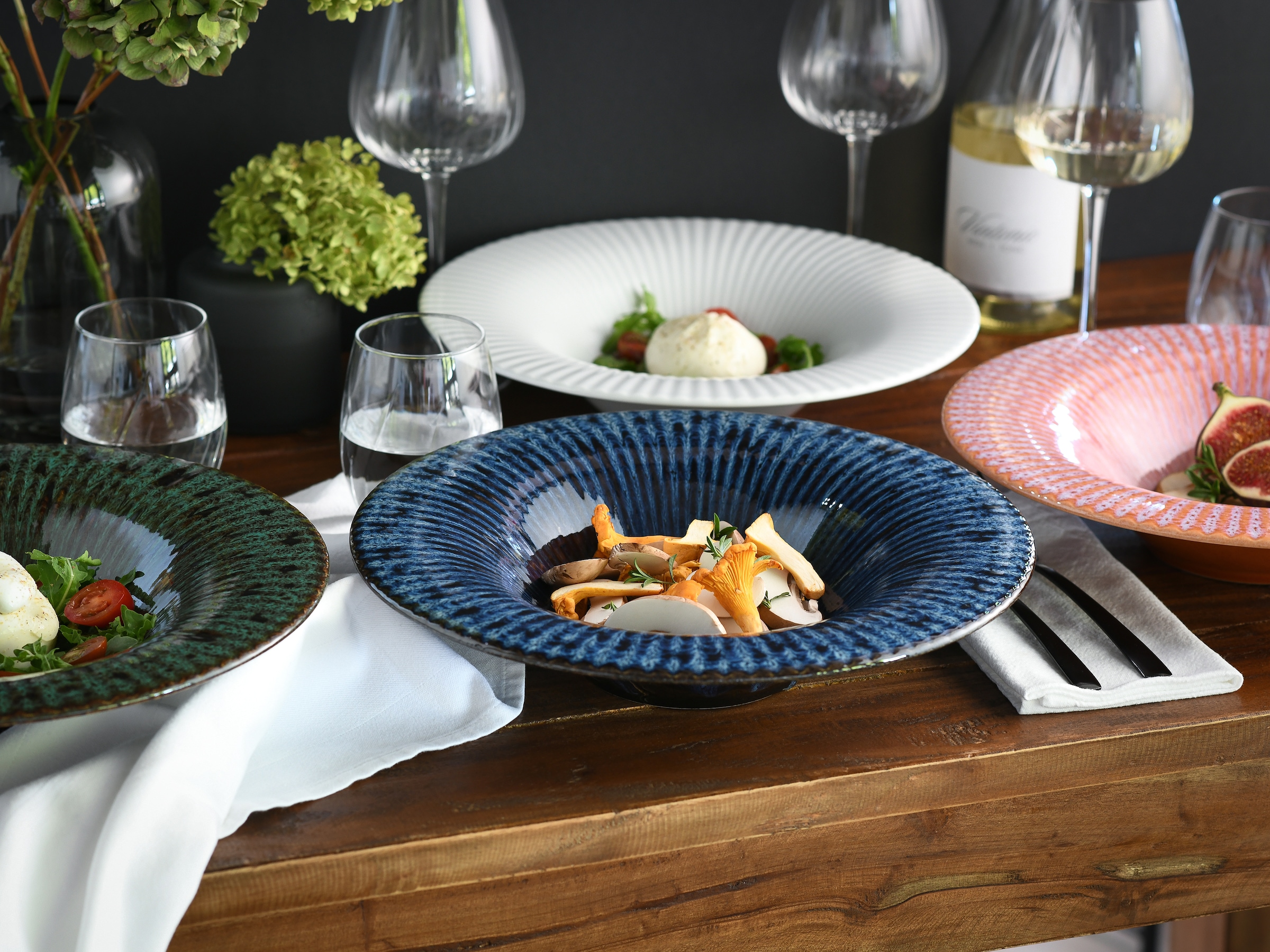 CreaTable Speiseteller »Allegra,Teller 30,5 cm, 4-tlg.« Vielseitig einsetzbar, Klassische Coupeform