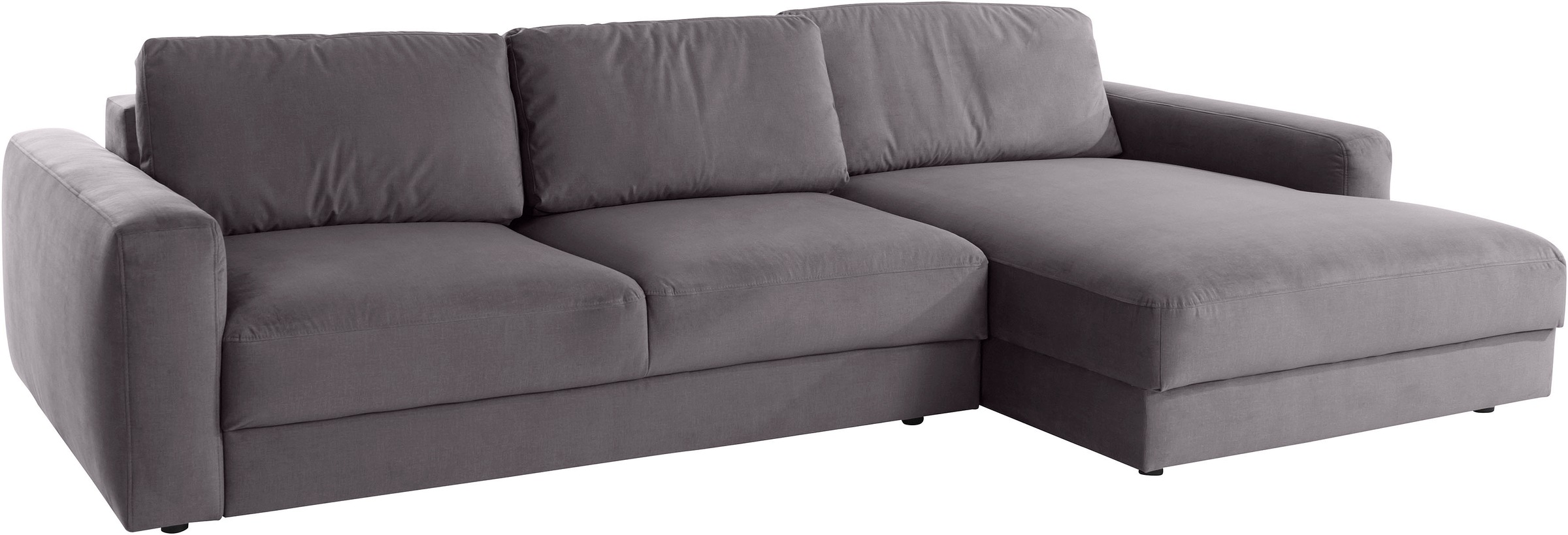 Places of Style Ecksofa »Bloomfield, L-Form«, extra tiefe Sitzfläche, wahlweise mit Sitztiefenverstellung