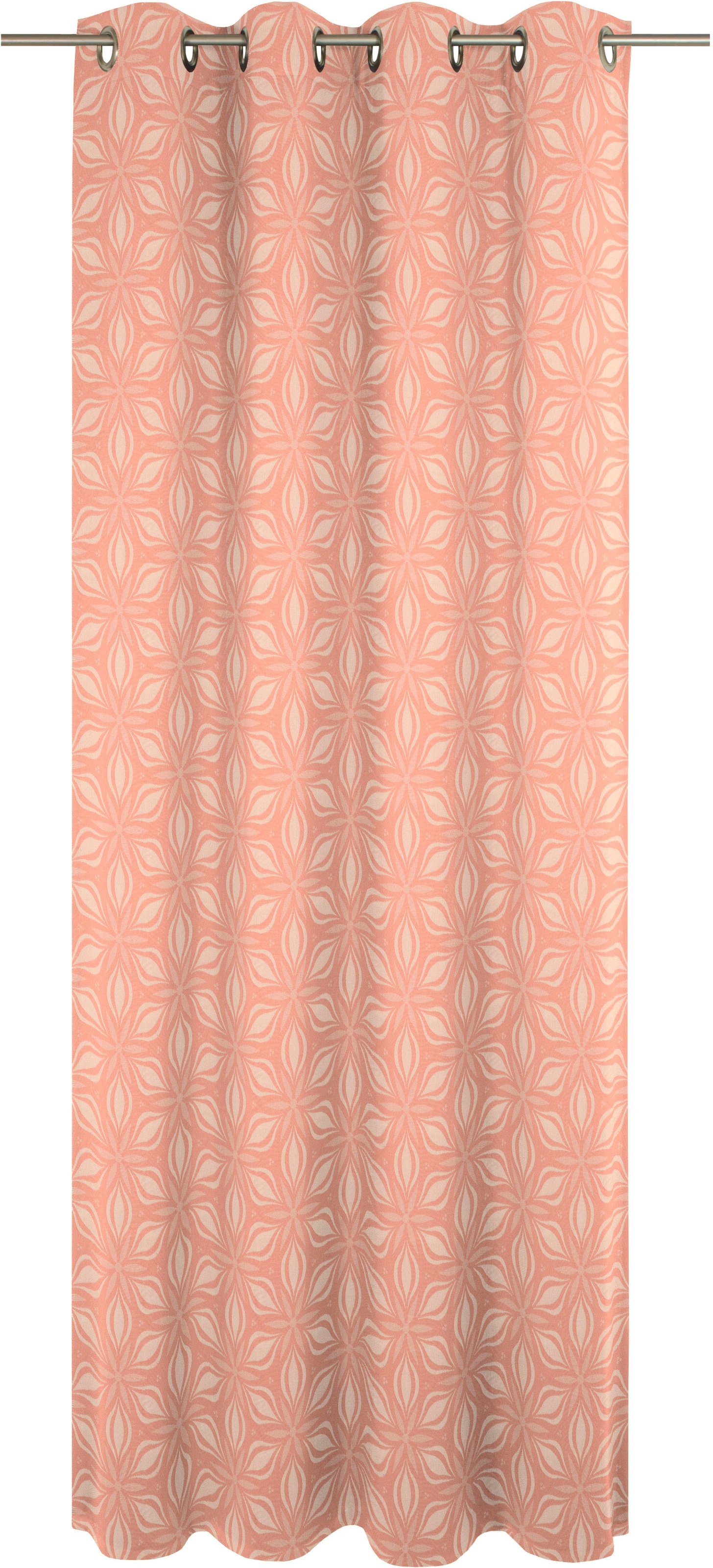 Adam Vorhang "Vorhang Retro Floret aus 100 % Bio-Baumwolle mit Ösen (1 St)" günstig online kaufen