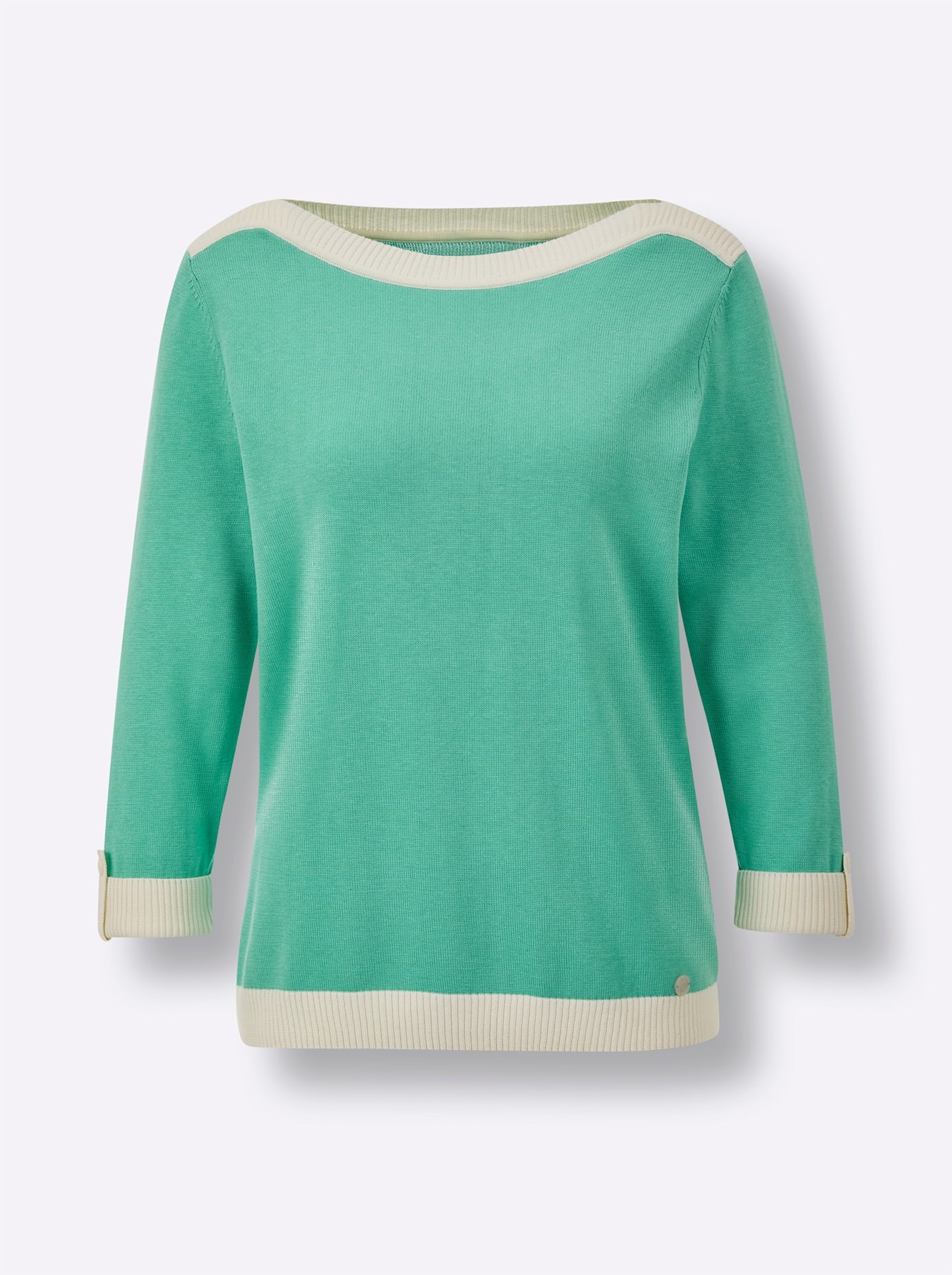 Thumbnail - CREATION L PREMIUM 3/4 Arm-Pullover "Seiden-Baumwoll-Pullover"