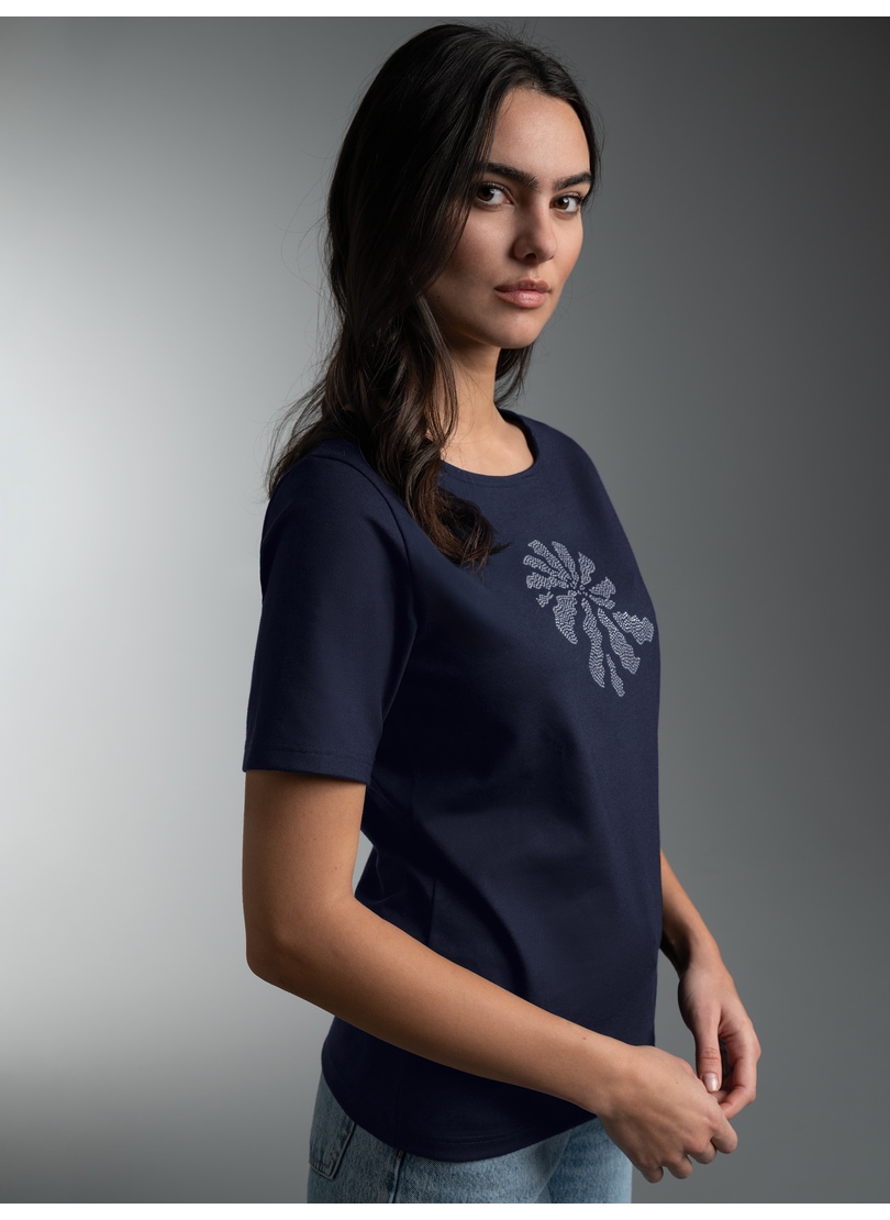 Trigema T-Shirt »TRIGEMA T Shirt mit Strass Motiv "Schnecke"« 1