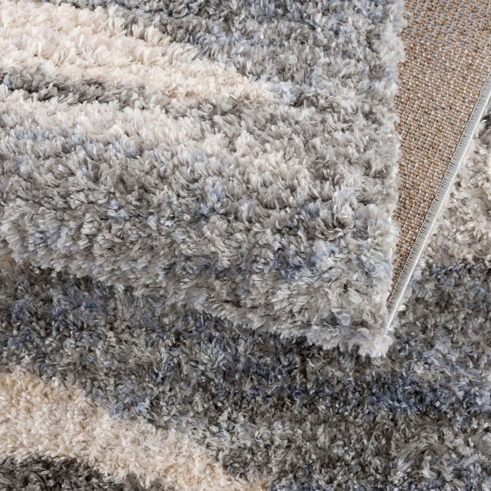 Sanat Hochflor-Teppich »Versay 1505«, rechteckig, 45 mm Höhe, Wohnzimmer, Langflor, Shaggy Teppich