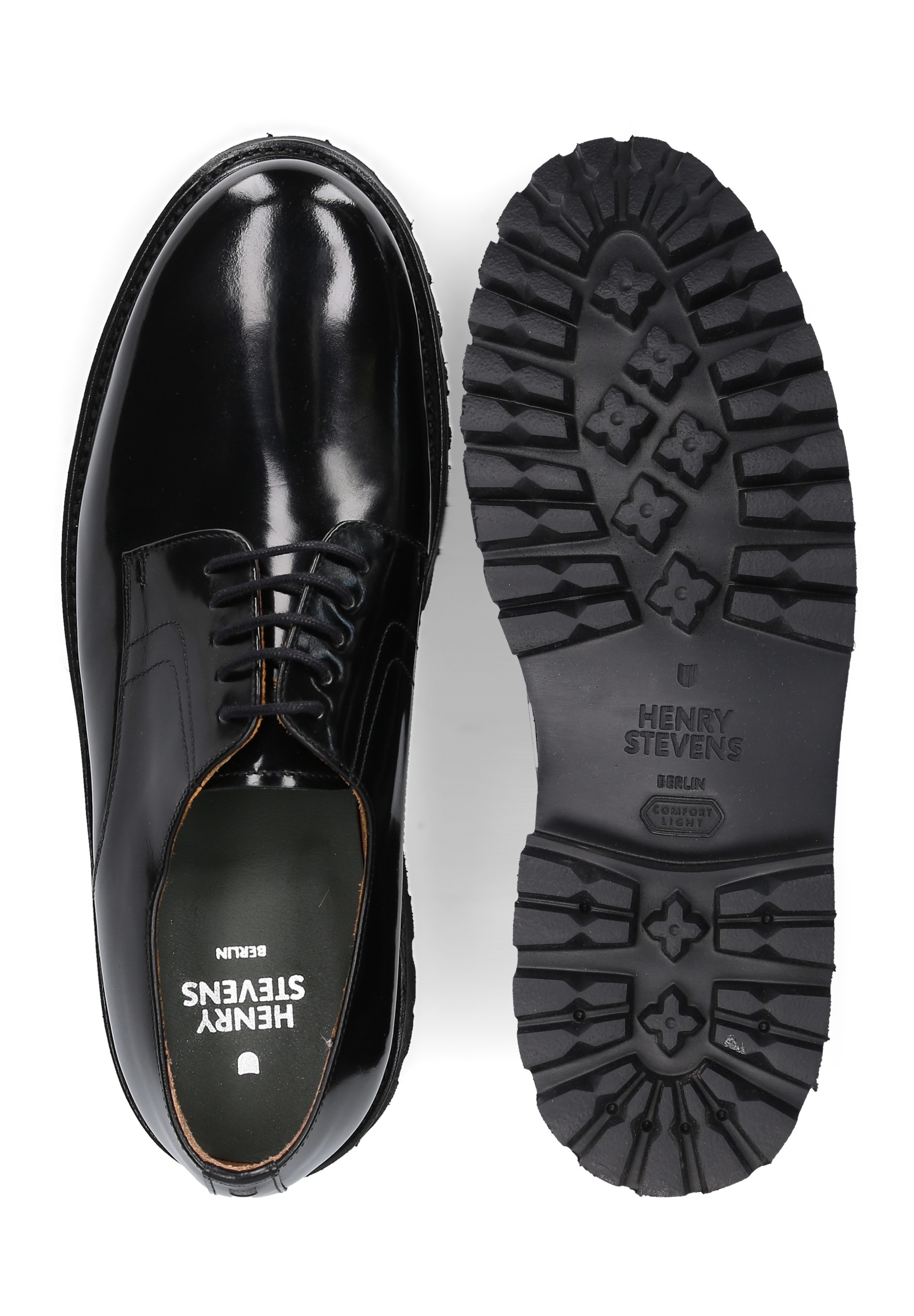 Henry Stevens Schnürschuh »Harry PD«  Herren Businessschuh Schnürschuh hangefertigt, Lederschuh