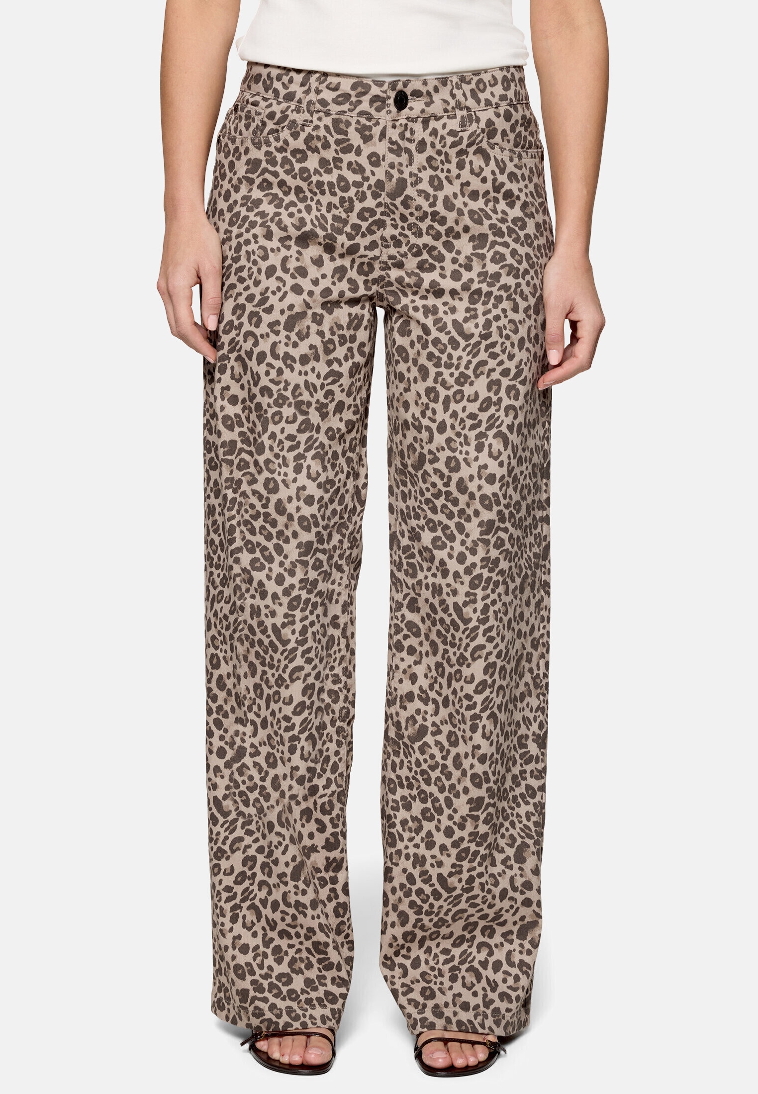 Zero Mom-Jeans »Damen mit weitem Bein«
