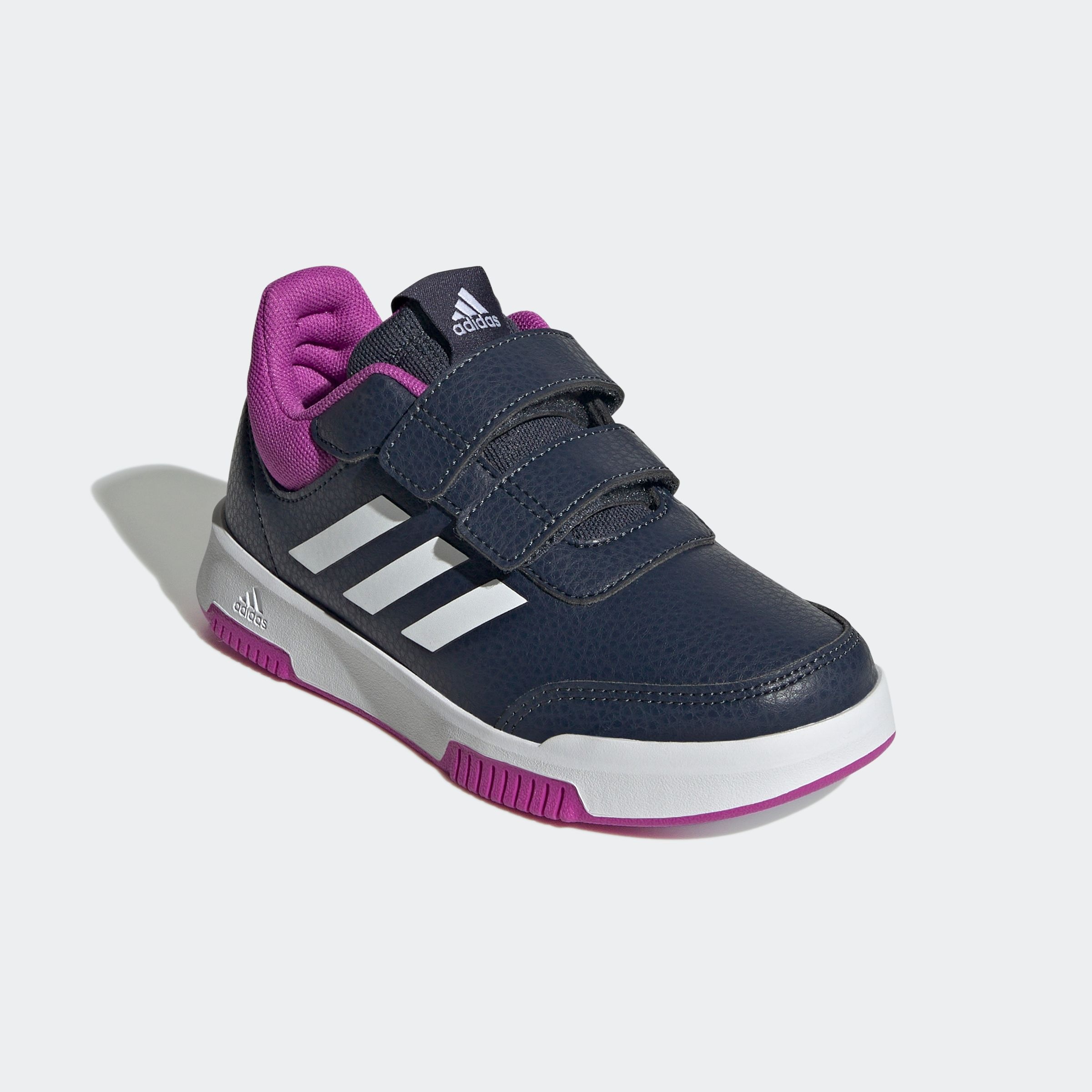 Mädchen Klettschuh "TENSAUR HOOK AND LOOP", ADIDAS SPORTSWEAR, Gr. 30, blau, Synthetik, Textil, Schuhe