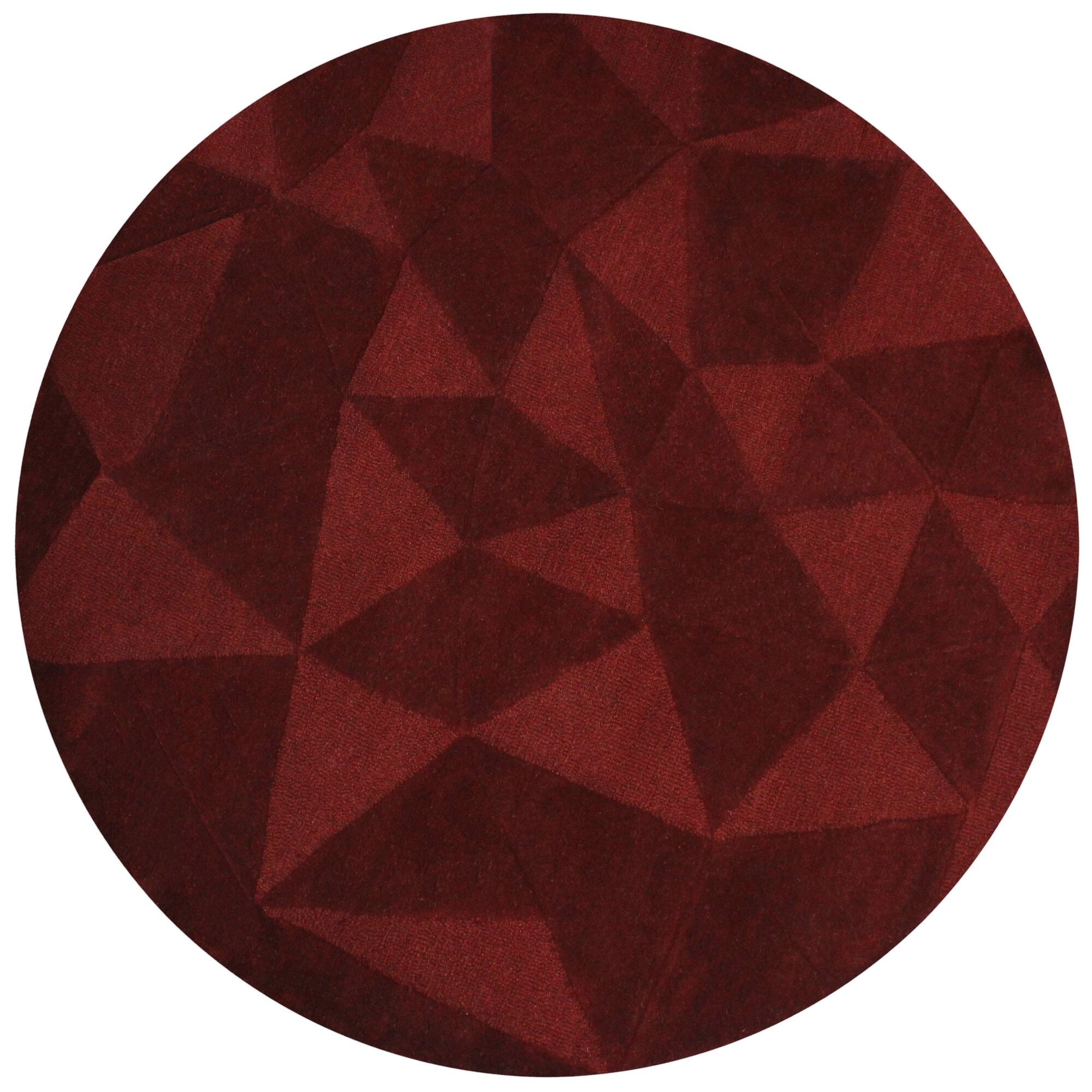 FLAIR RUGS Wollteppich »Shard« rechteckig 10 mm Höhe Hoch-Tief Effekt, Handgearbeitet