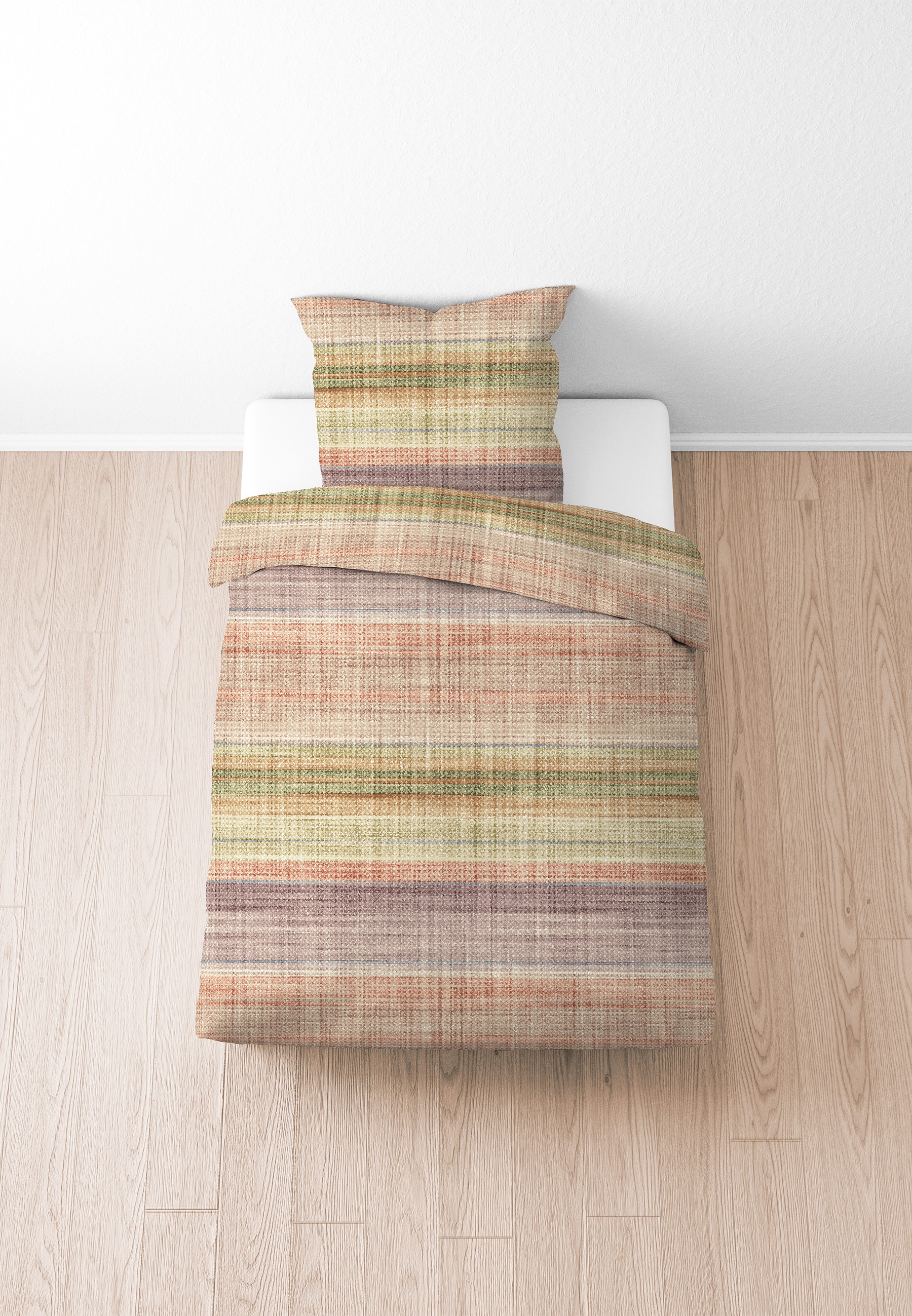 Biberna Bettwäsche »26320« 2 absolut bügelfrei, 100% Baumwolle, mit Reißverschluss, ganzjährig