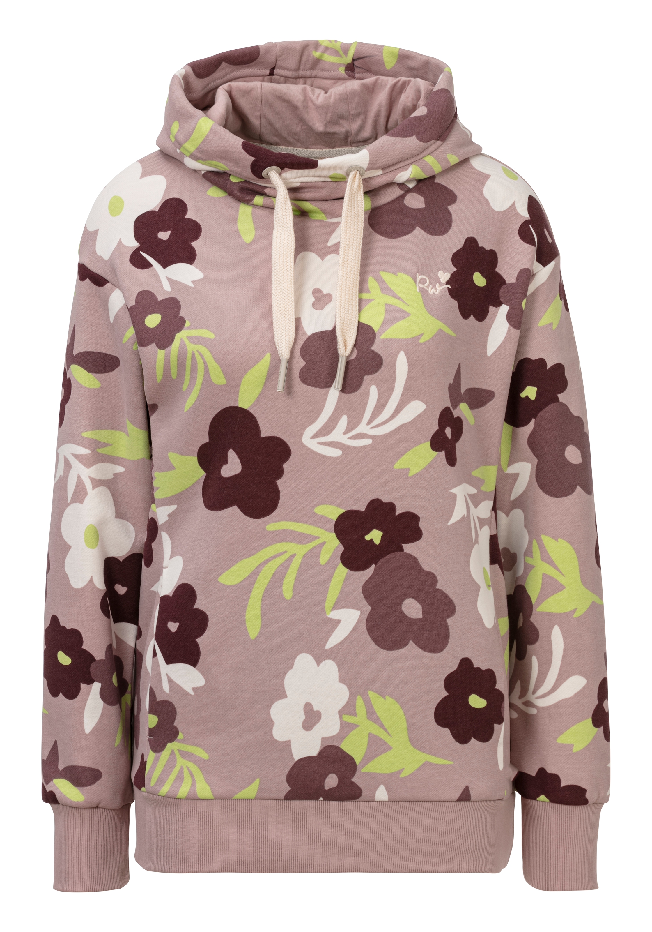 Ragwear Kapuzensweatshirt "YODIS PRINT", floraler Allover Print