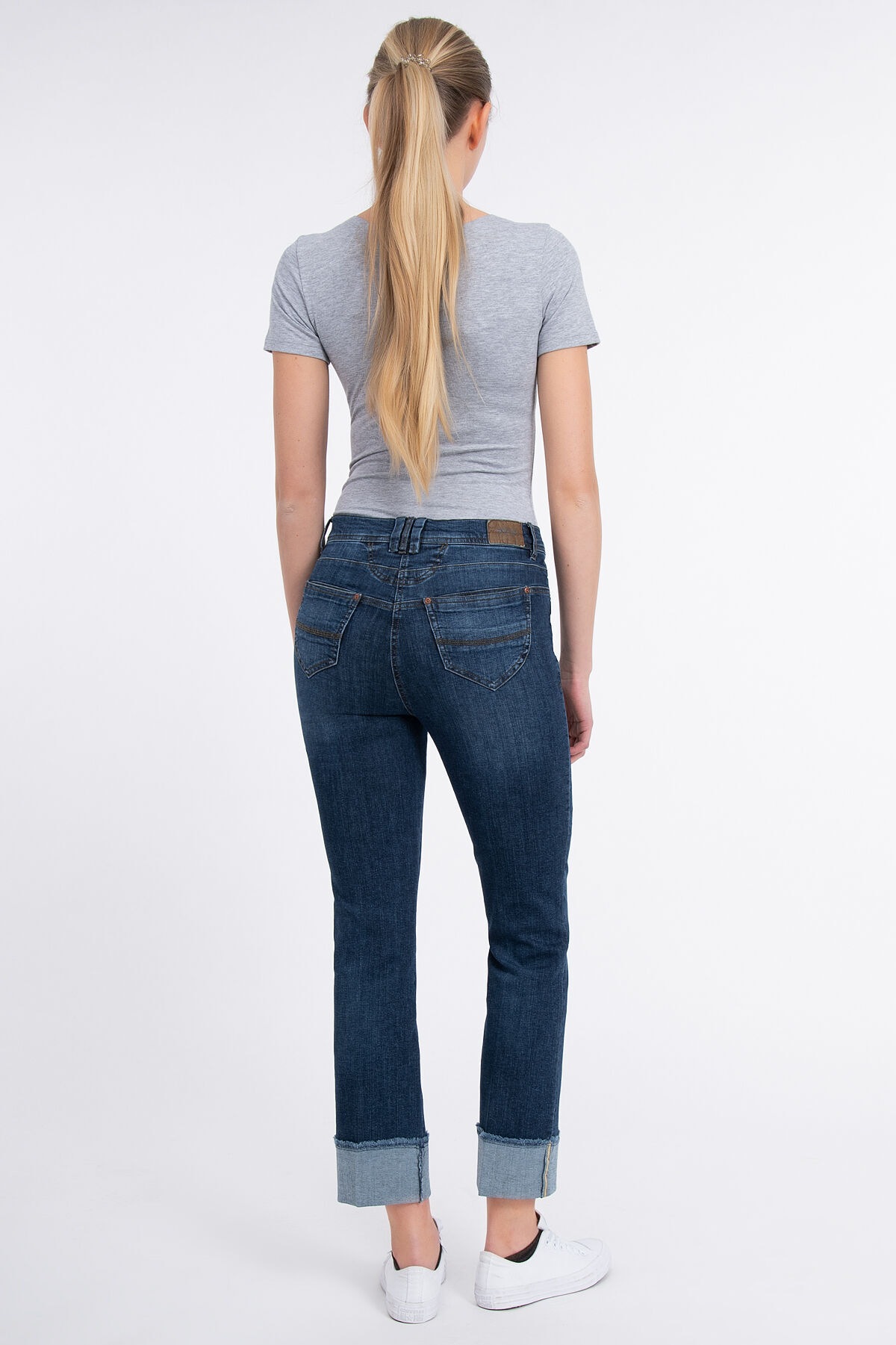 Recover Pants 5-Pocket-Jeans »Carlotta«, mit femininer Ziersteppung