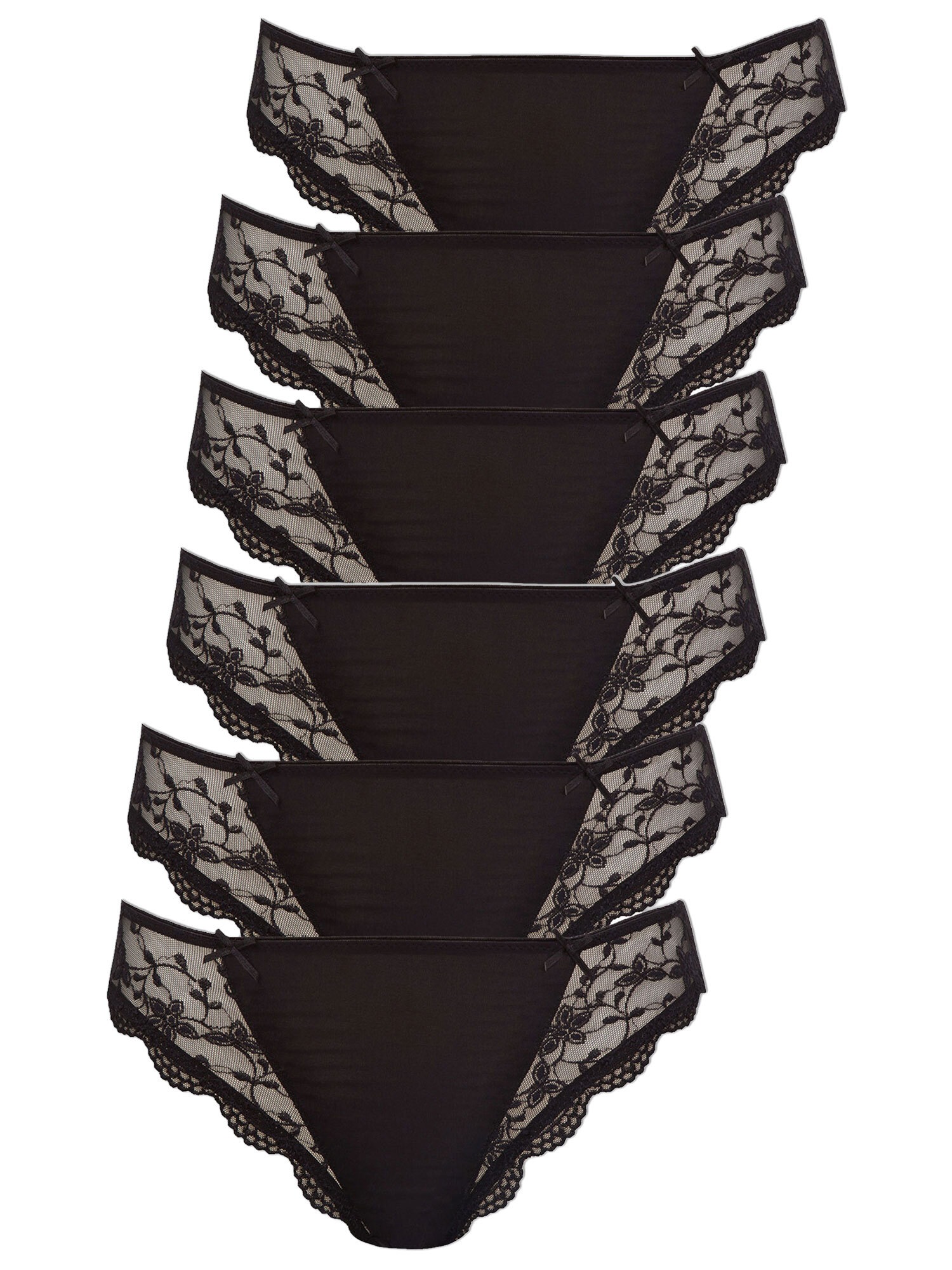 Nina Von C. String "6er Pack String Silver Edition"