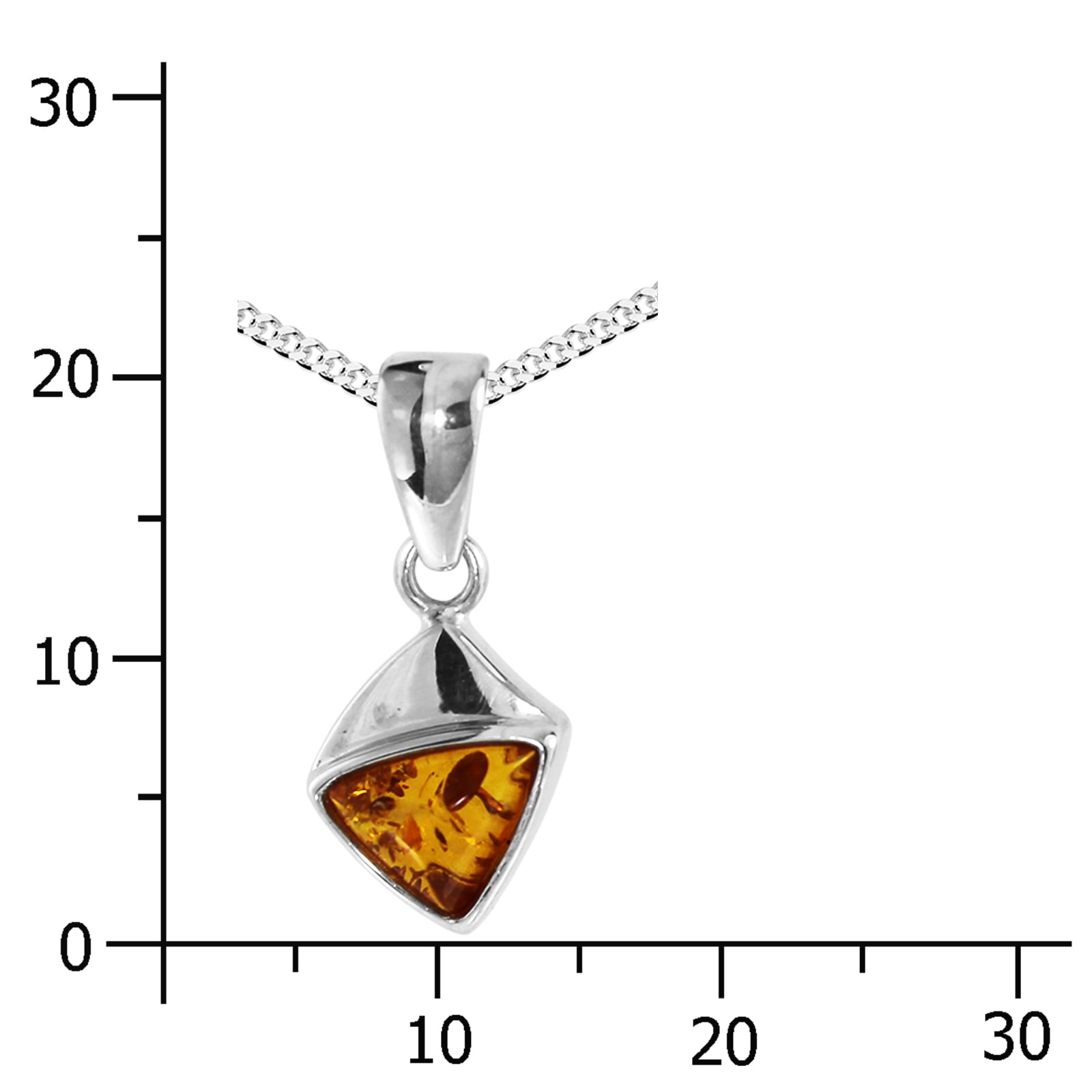 OSTSEE-SCHMUCK Kette mit Anhänger »Ostsee-Schmuck Kette mit Anhänger Malou Kette mit Anhänger Malou«, (2 tlg.)