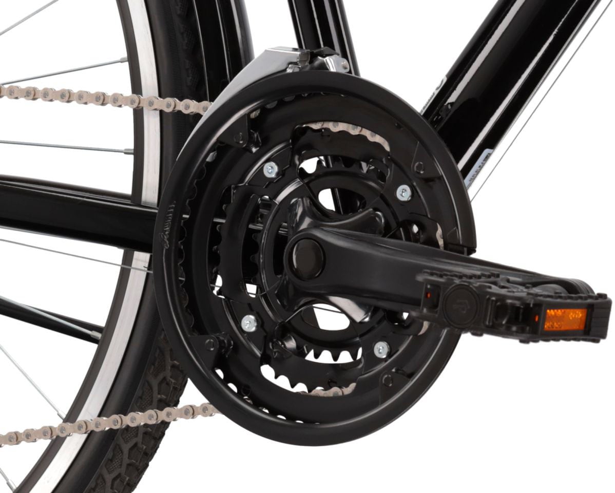 Kross Trekkingrad »KROSS Trekkingrad Trans 1.0 28" schwarz«, 21 Gang, RDM41 Schaltwerk, Kettenschaltung