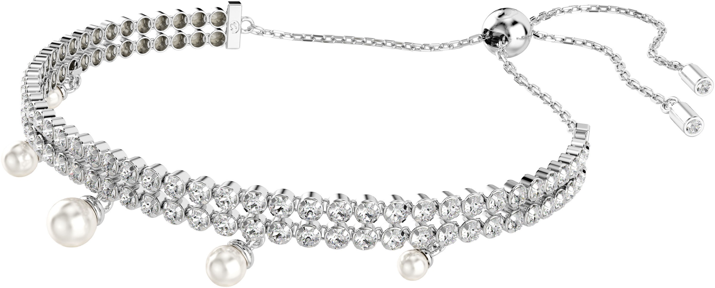 Swarovski Armband »Schmuck Geschenk Ariana Grande Armkette, 5720870«, mit Swarovski® Kristall - mit Swarovski® Perle