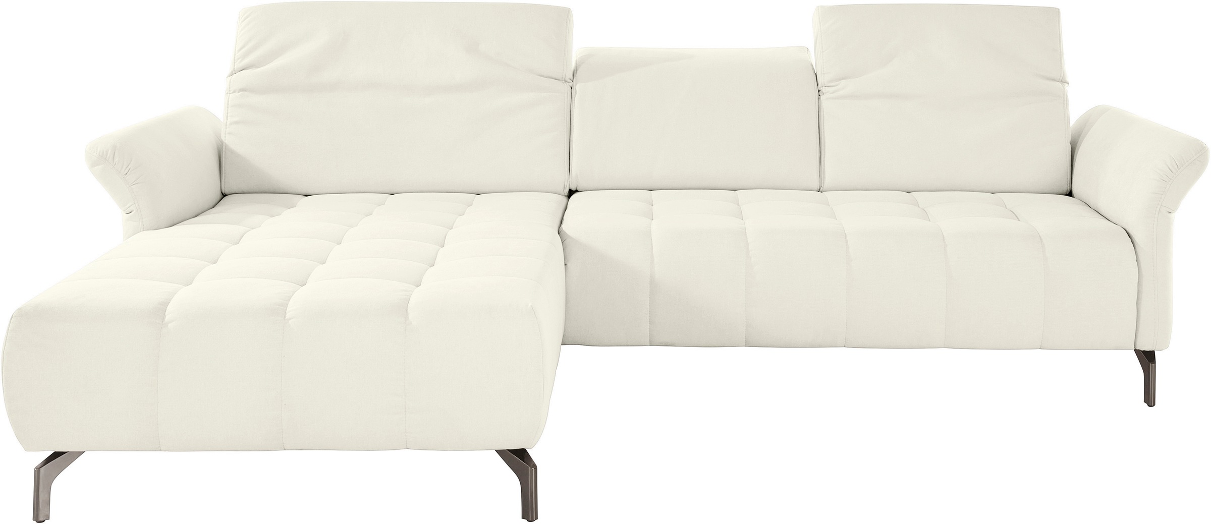 Home affaire Ecksofa "Fresh L-Form" Federkern, wahlweise Kopfteilverstellun günstig online kaufen