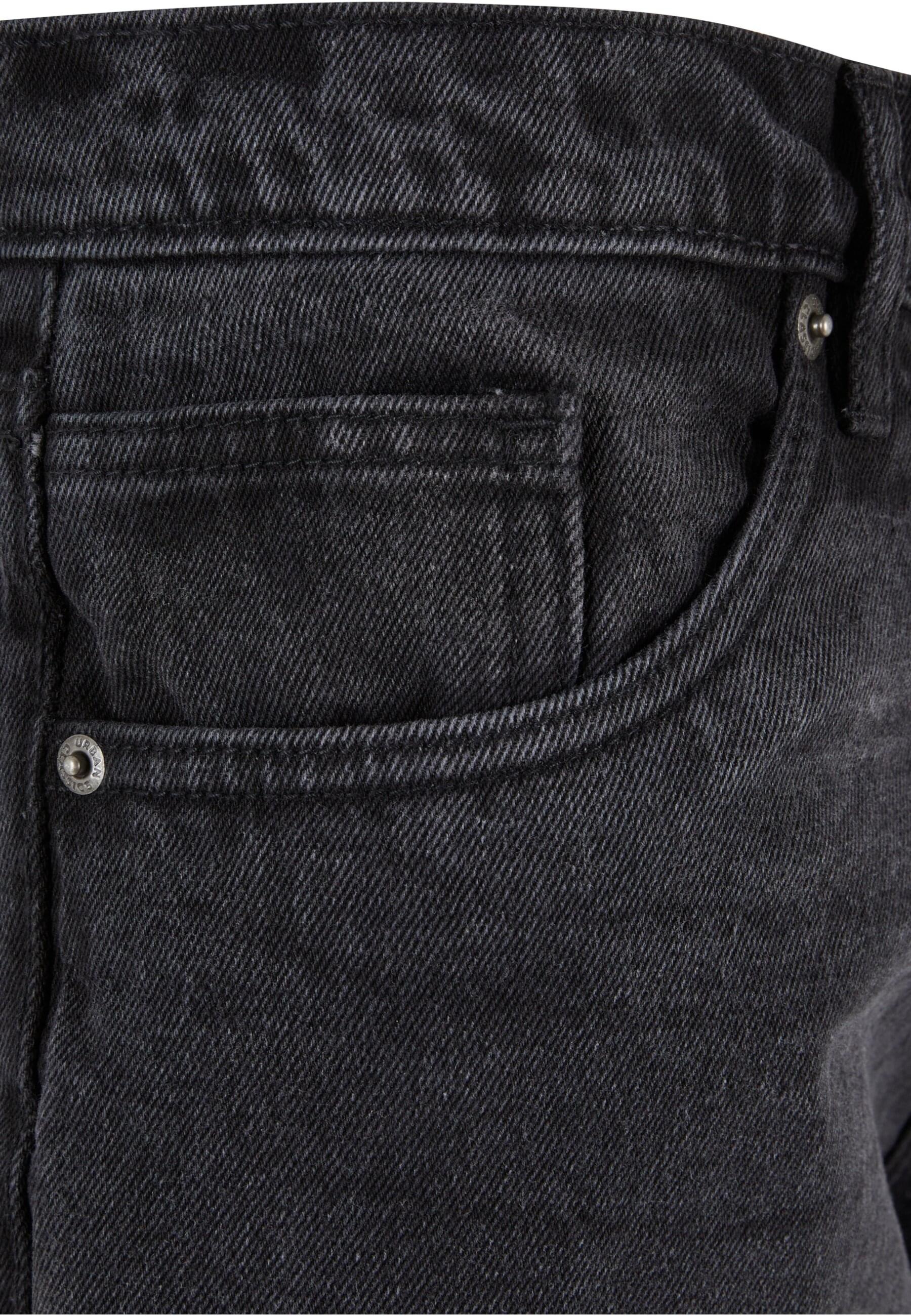 URBAN CLASSICS Bequeme Jeans »Urban Classics Herren Heavy Ounce Straight Fit Zipped Jeans«