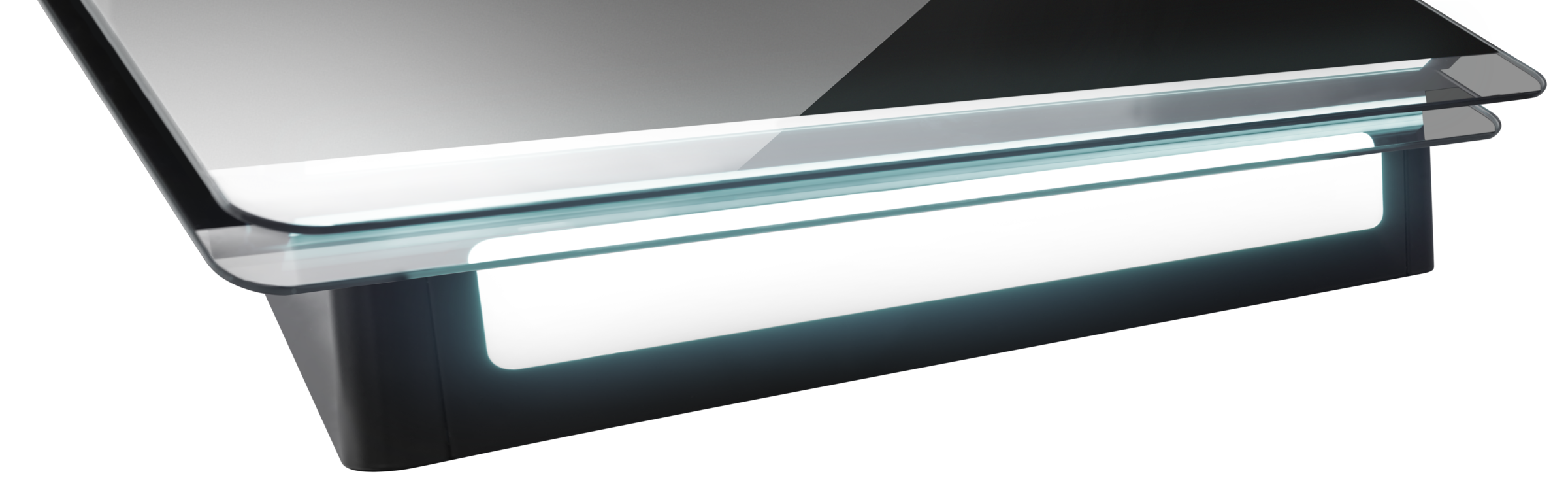 Amica Kaminhaube »KHF 695 801 S« Schwarz, stilvoll, flexibel – helles Licht, schnell sauber