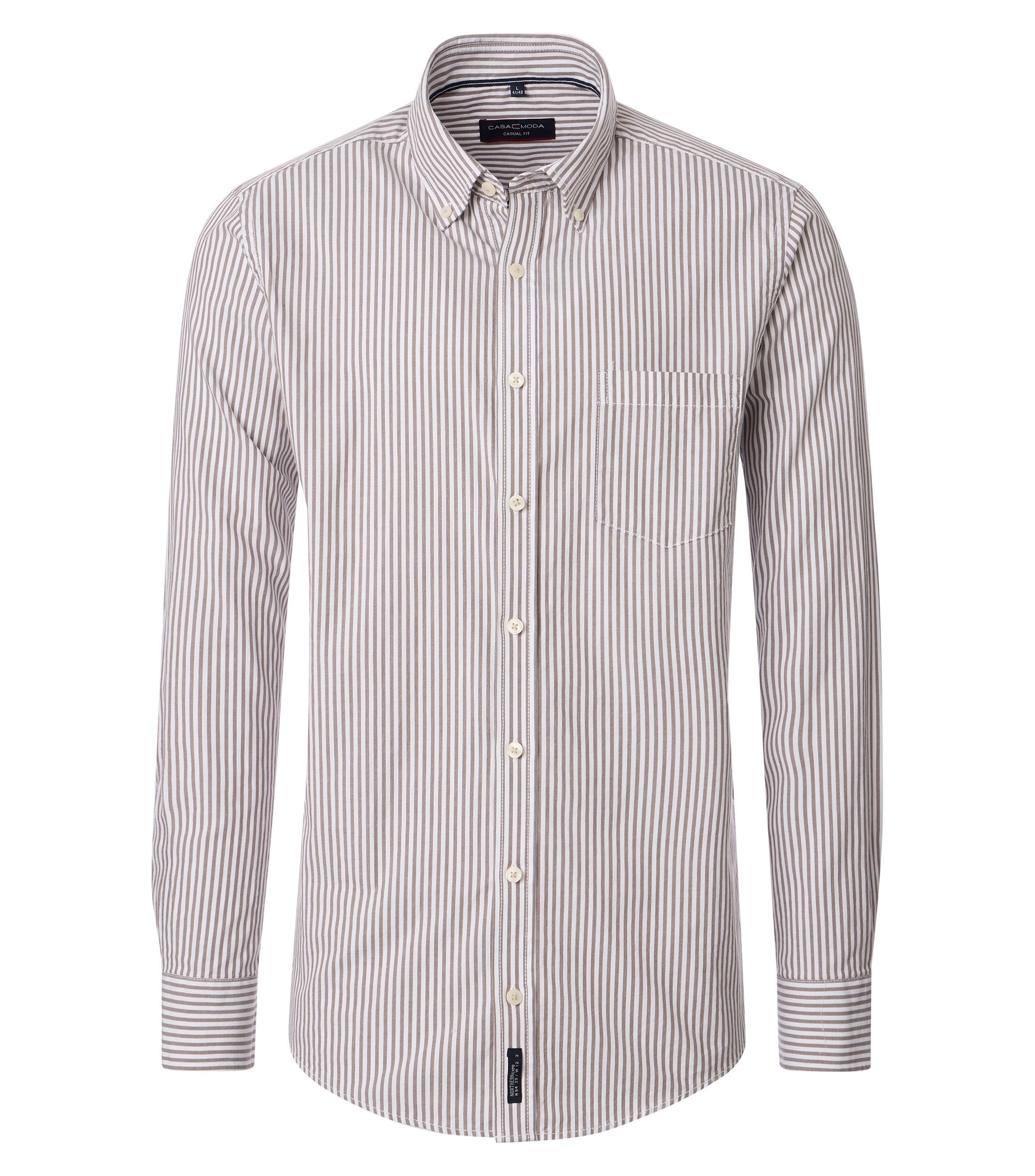 CASAMODA Langarmhemd "CASAMODA Freizeithemd gestreift" günstig online kaufen