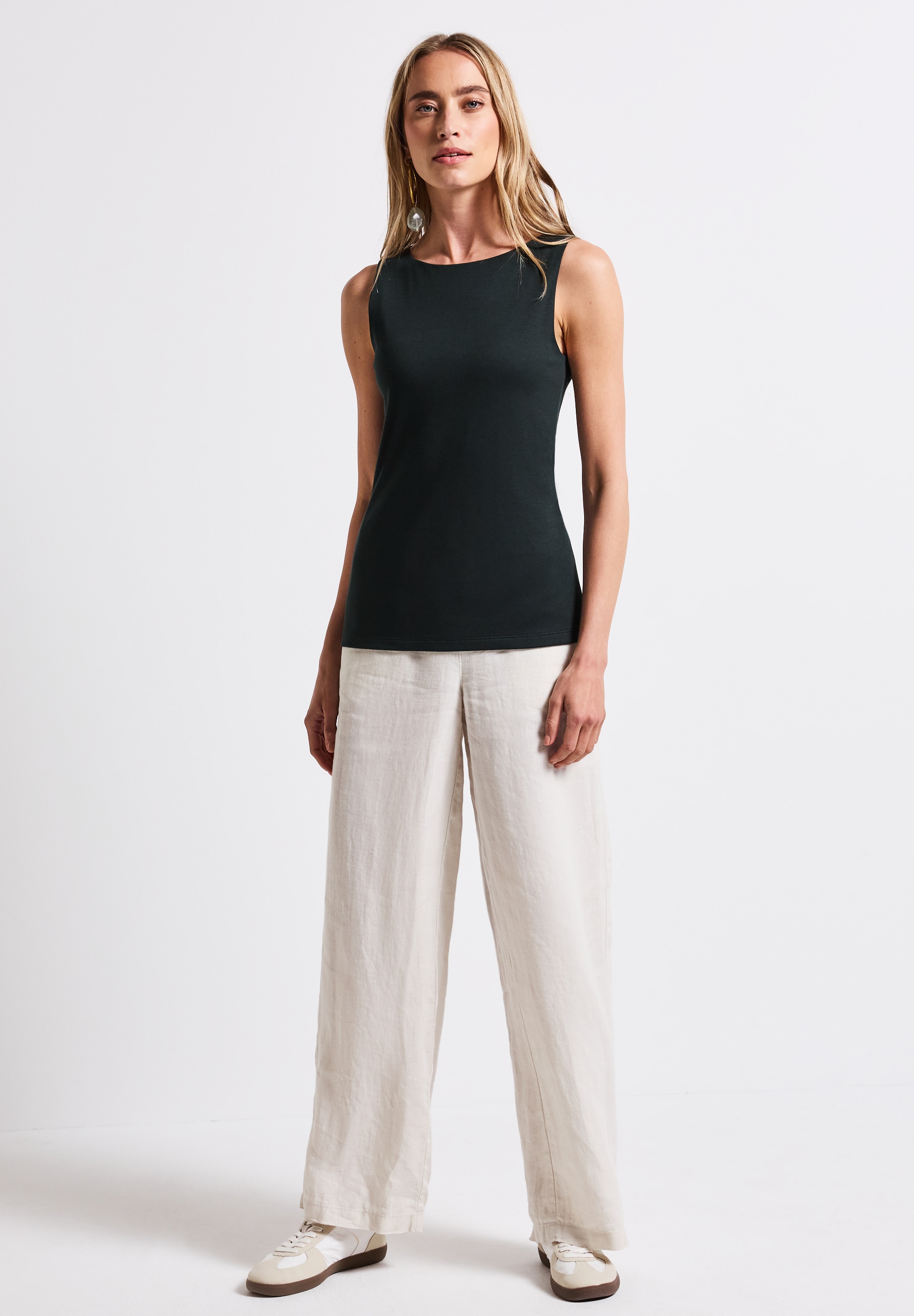 STREET ONE Shirttop, im soften Baumwoll-Mix