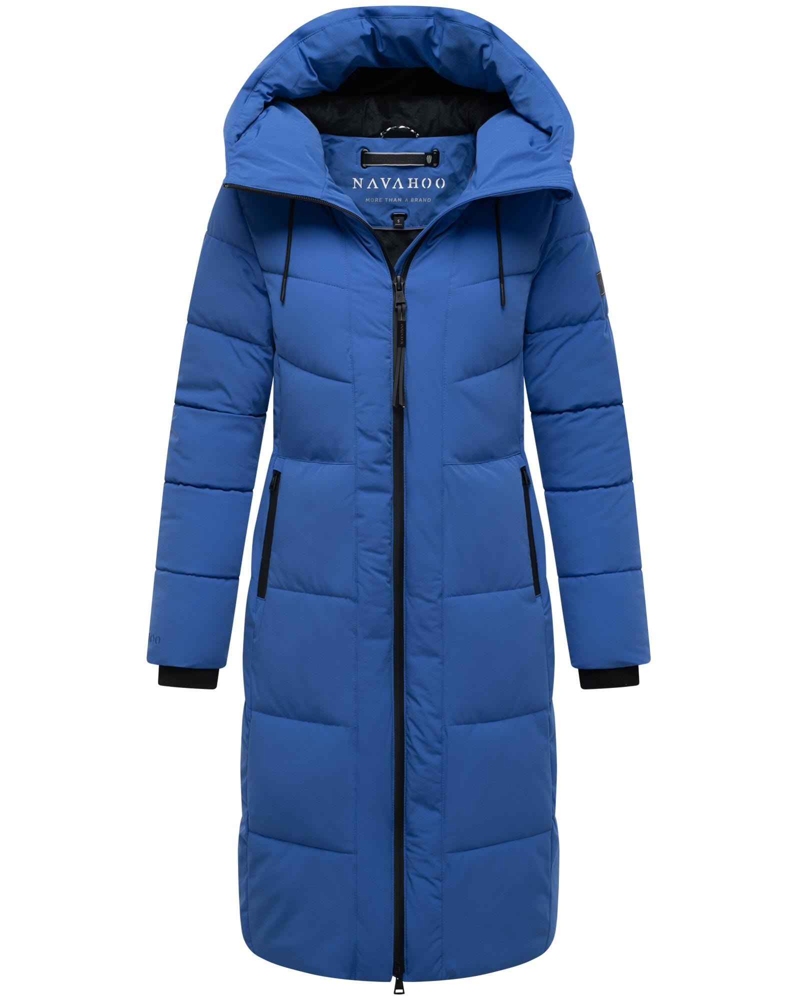 Navahoo Steppmantel »Schokokuss XIV«, Warmer Damen gesteppter Wintermantel mit Kapuze