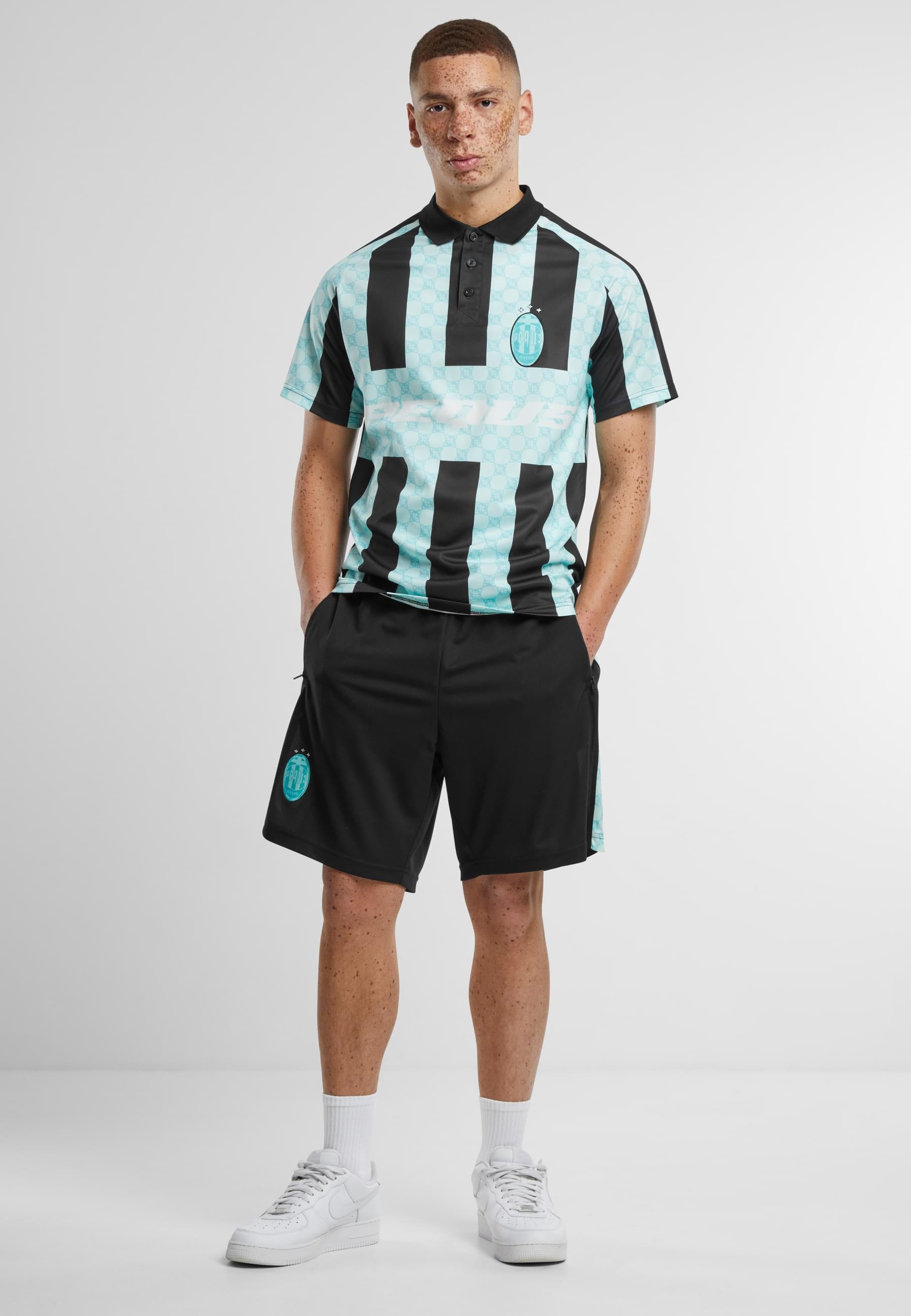 PEQUS Poloshirt »PEQUS PEQUS Football Logo Shirt« 1 Stk. tlg.