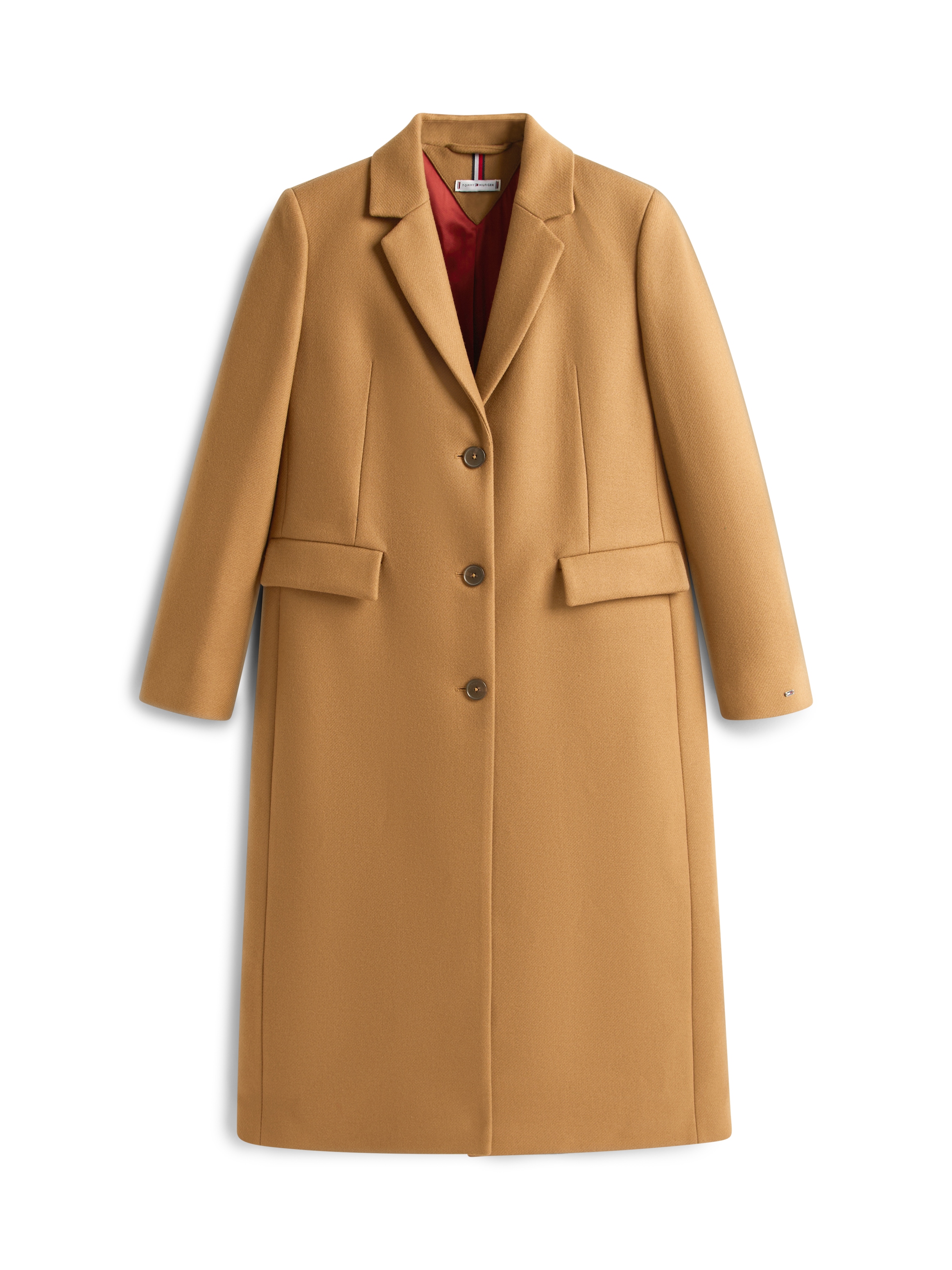 Tommy Hilfiger Langmantel »CLASSIC SB WOOL REG MAXI COAT«, mit Wolle und Kaschmir