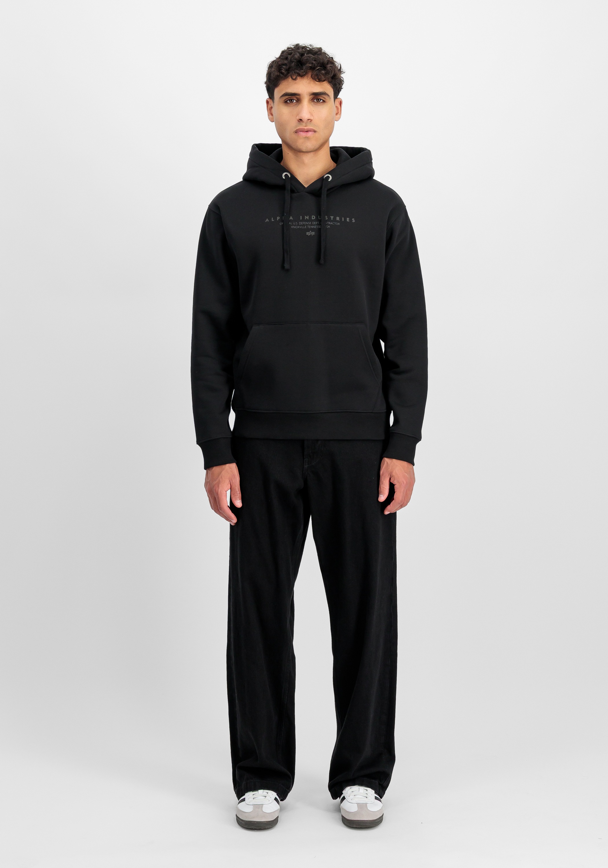 Alpha Industries Sweat à Capuche Dtm Alpha Noir M 2