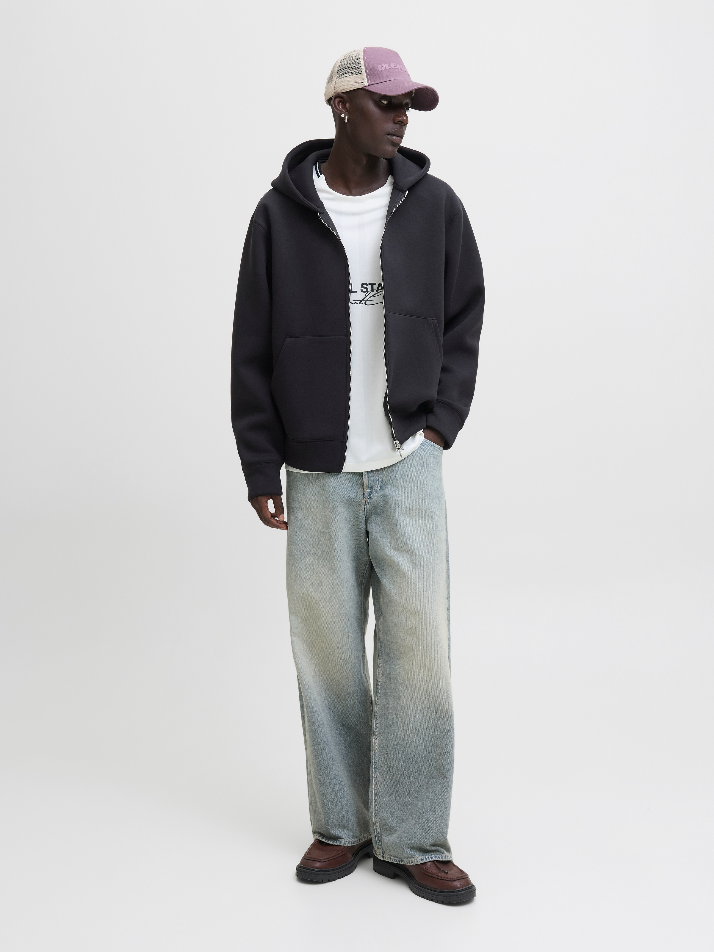 Jack & Jones Kapuzensweatshirt »JCOCOVER SCUBA SWEAT ZIP HOOD NOOS«
