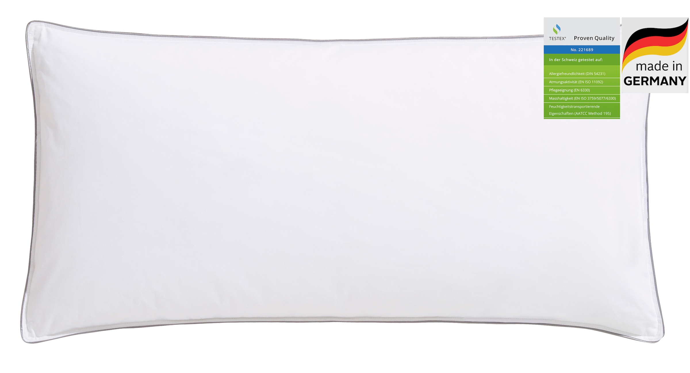 OTTO home Federkissen "TAMINS, Kopfkissen 80x80 cm, 40x80cm" Füllung: 85 % günstig online kaufen