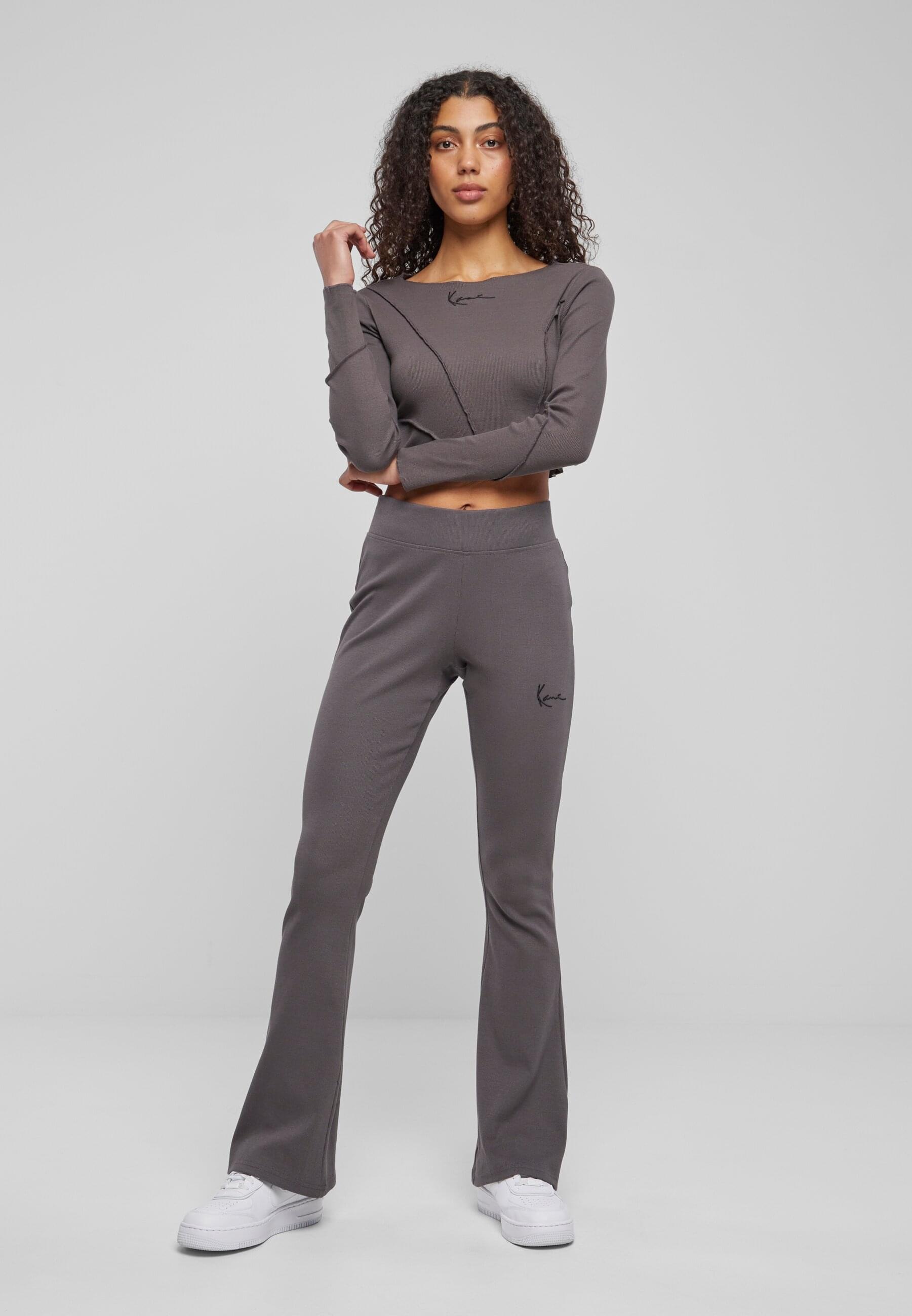 Karl Kani Langarmhemd »Karl Kani Damen KW233-037-2 KK Small Signature Rib Ls«, (1 tlg.)