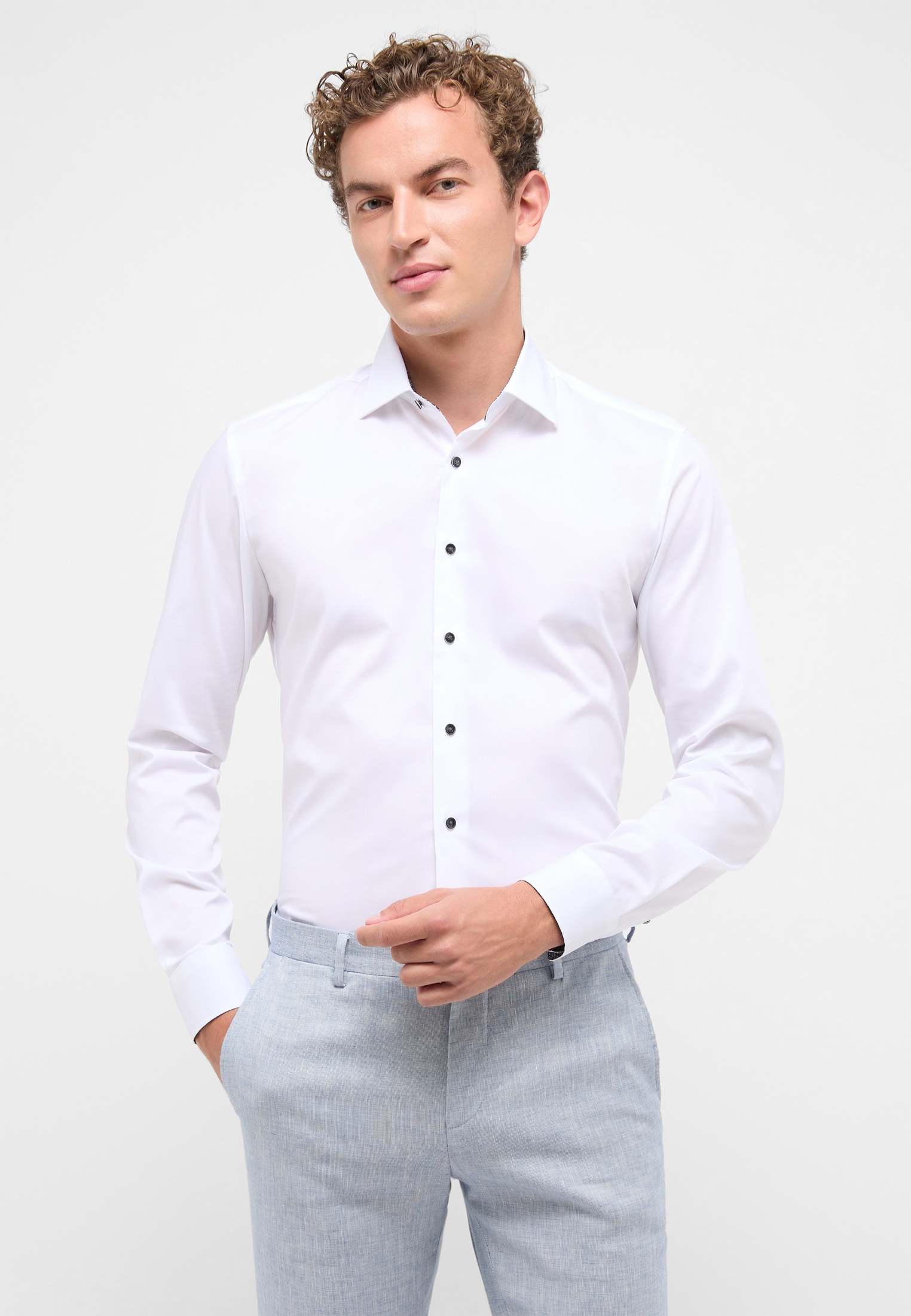 Eterna Langarmhemd "SLIM FIT", NON IRON (bügelfrei) günstig online kaufen