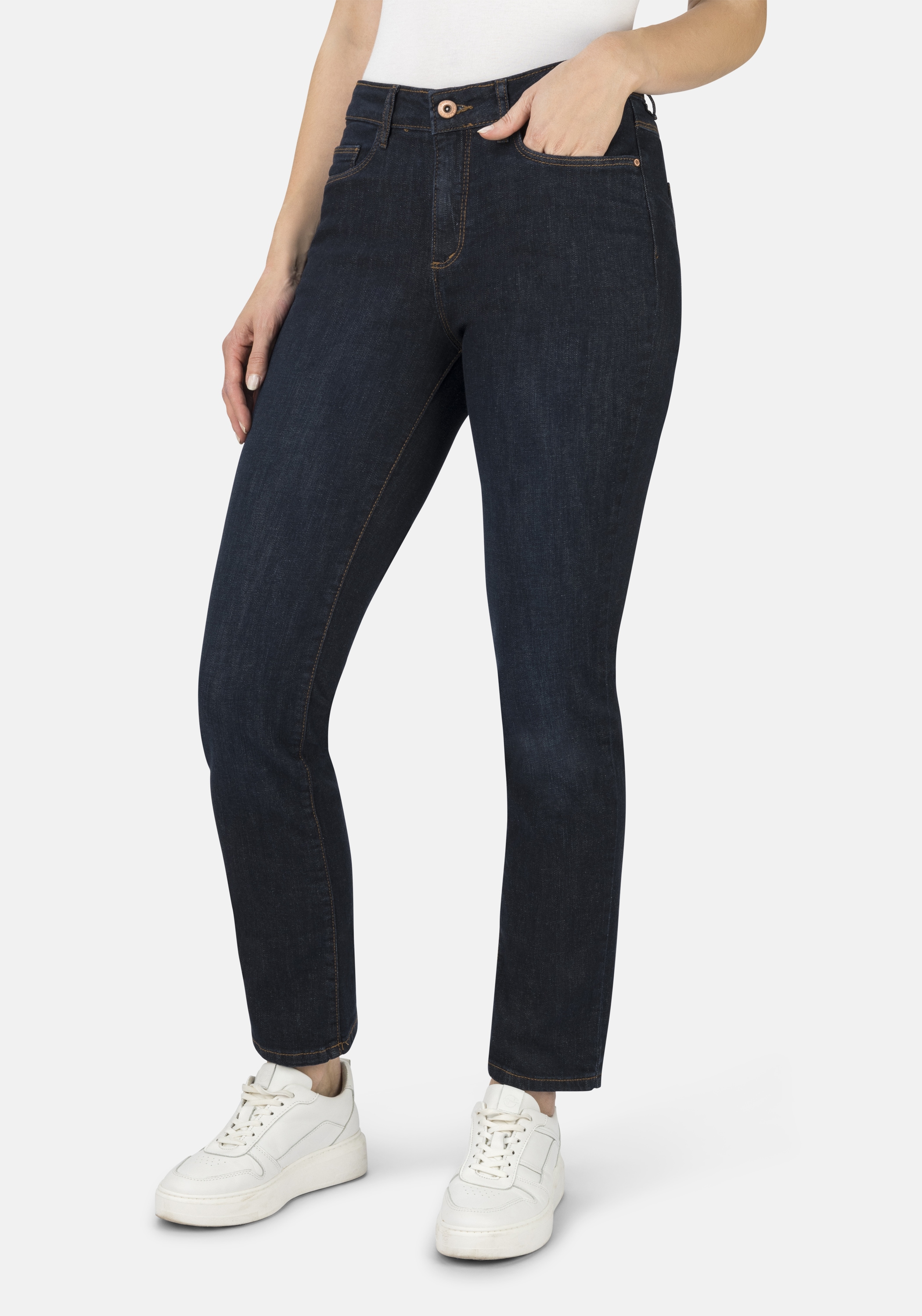 STOOKER WOMEN "Zermatt Denim Straight Fit Jeans" Straight Fit Casual Clean günstig online kaufen
