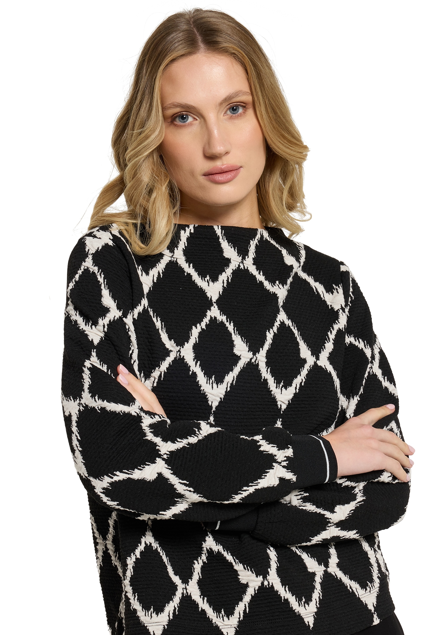 Betty Barclay Sweatshirt »Damen Sweatshirt mit Rippbündchen«