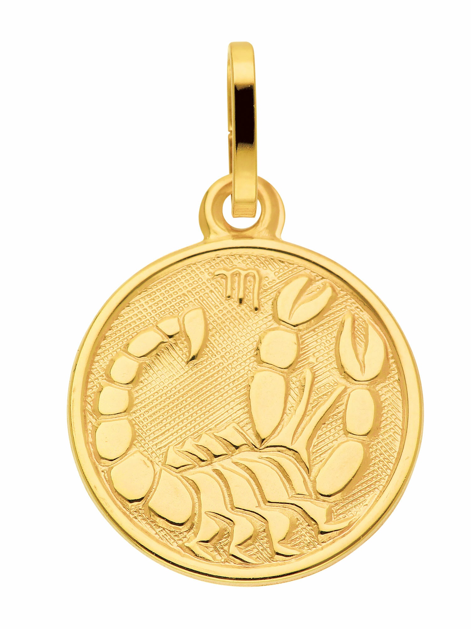 Adelia´s Kettenanhänger »333 Gold Sternzeichen Anhänger Skorpion Ø 11,8  mm«, Goldschmuck für Damen & Herren kaufen | BAUR