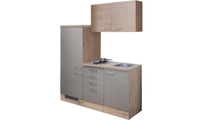 Flex-Well Küche »Riva«, Gesamtbreite 160 cm, mit Einbau-Kühlschrank, Kochfeld und... kaufen