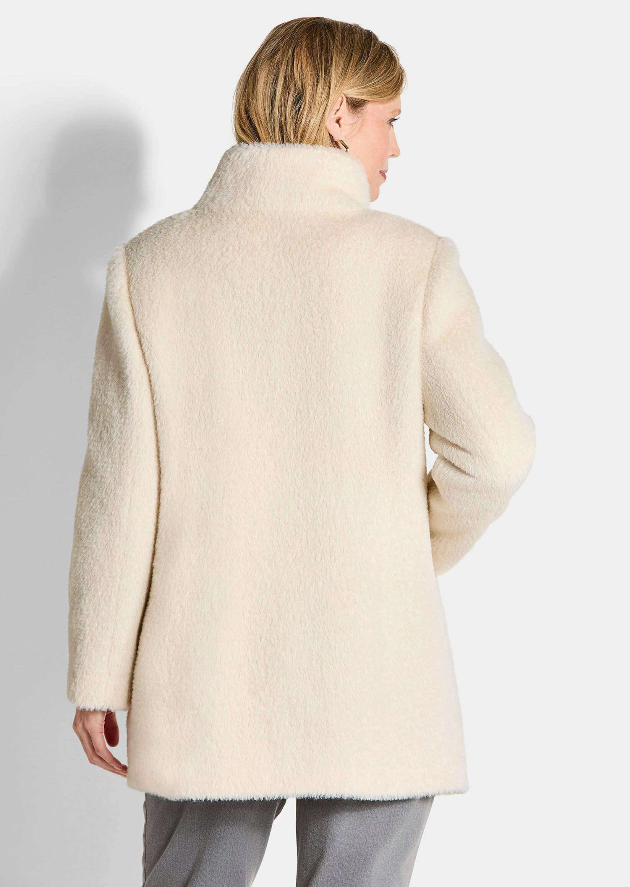 GOLDNER Kurzjacke »Kurzgröße Jacke mit Stehkragen aus Federgarn«
