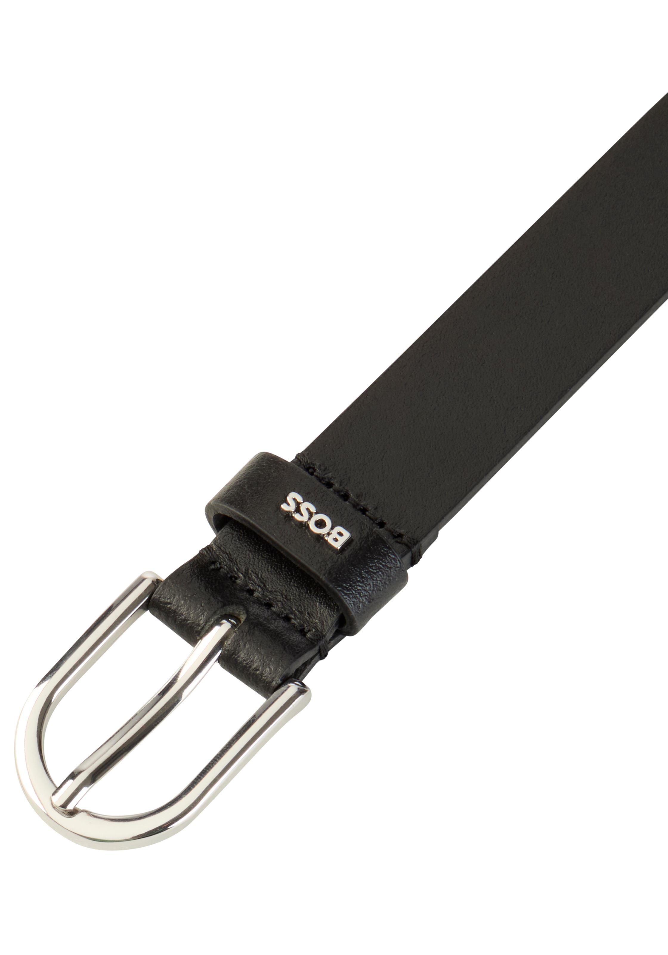 BOSS Ledergürtel "Scarlet-A" mit Logo-Schlaufe günstig online kaufen