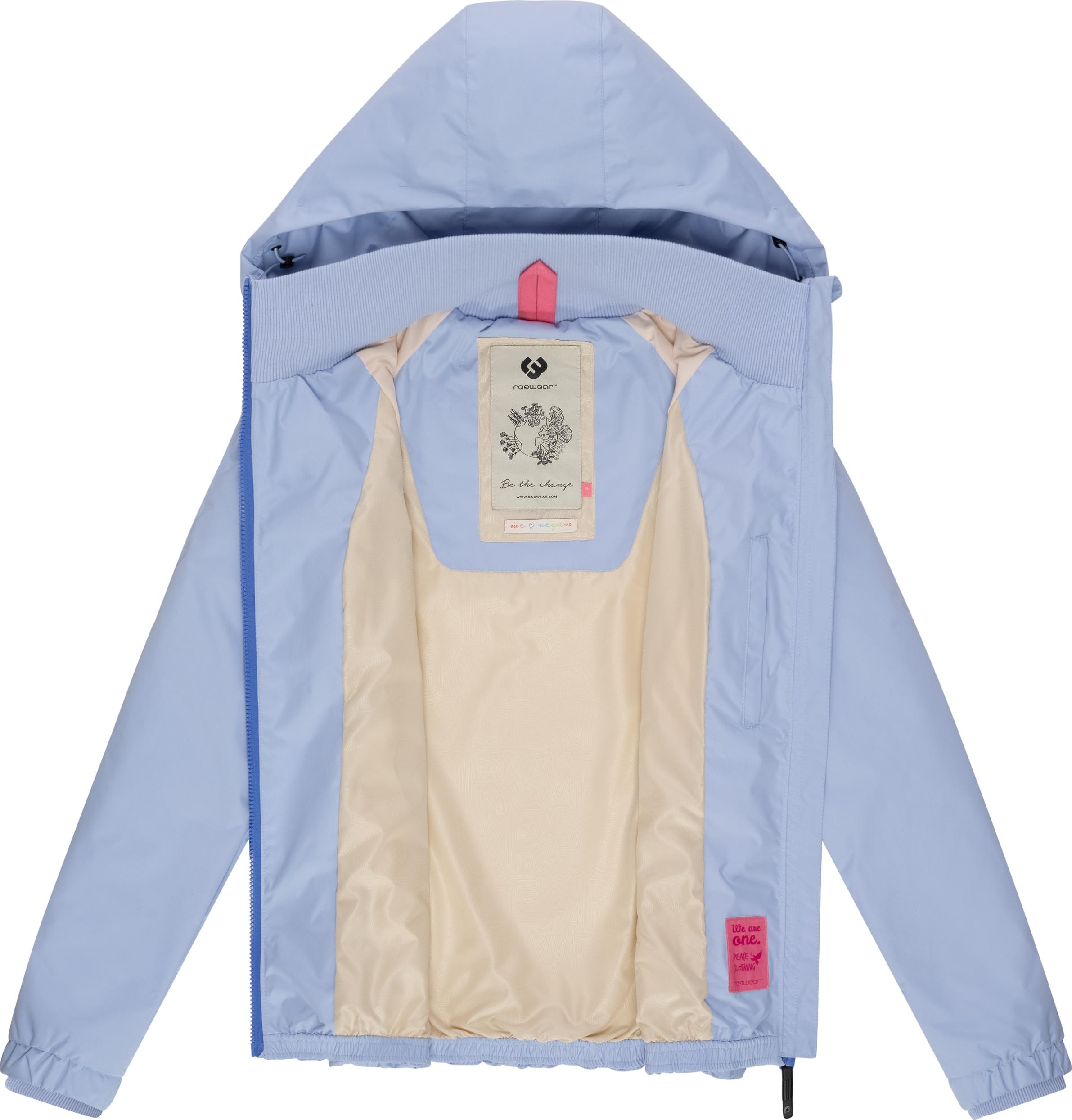 Ragwear Outdoorjacke »Dizzie«, mit Kapuze, Wasserdichte Übergangsjacke mit großer Kapuze