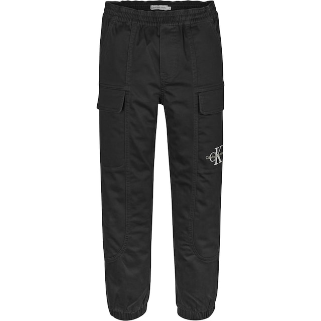 Black Friday Calvin Klein Jeans Cargohose »SATEEN CARGO PANTS«, mit  Logoprägung | BAUR